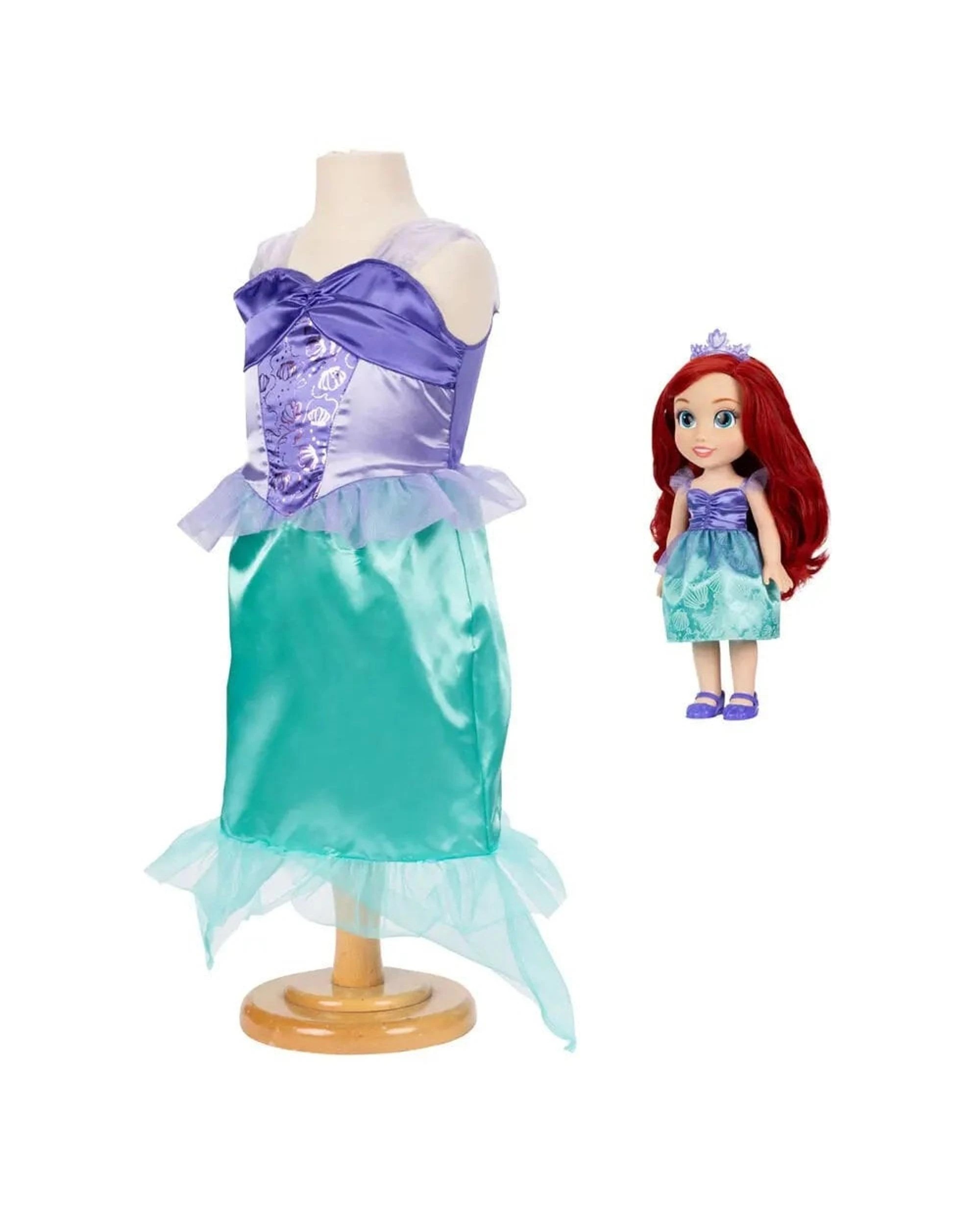 4 Disney Princess Ariel Doll with Dress, 4 of 5
