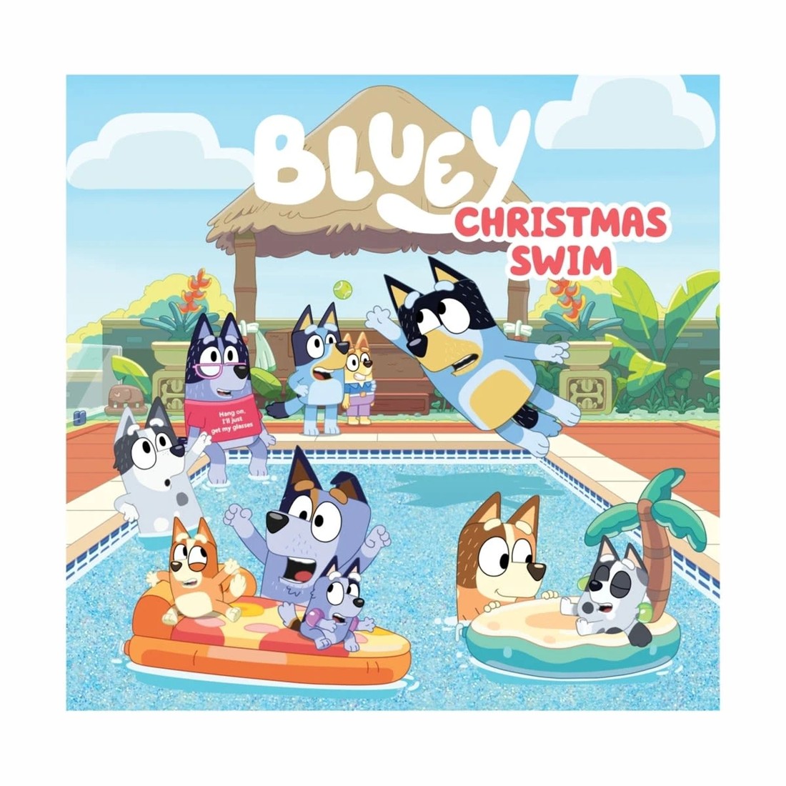 1 Bluey Christmas Swim - Book, 1 of 1