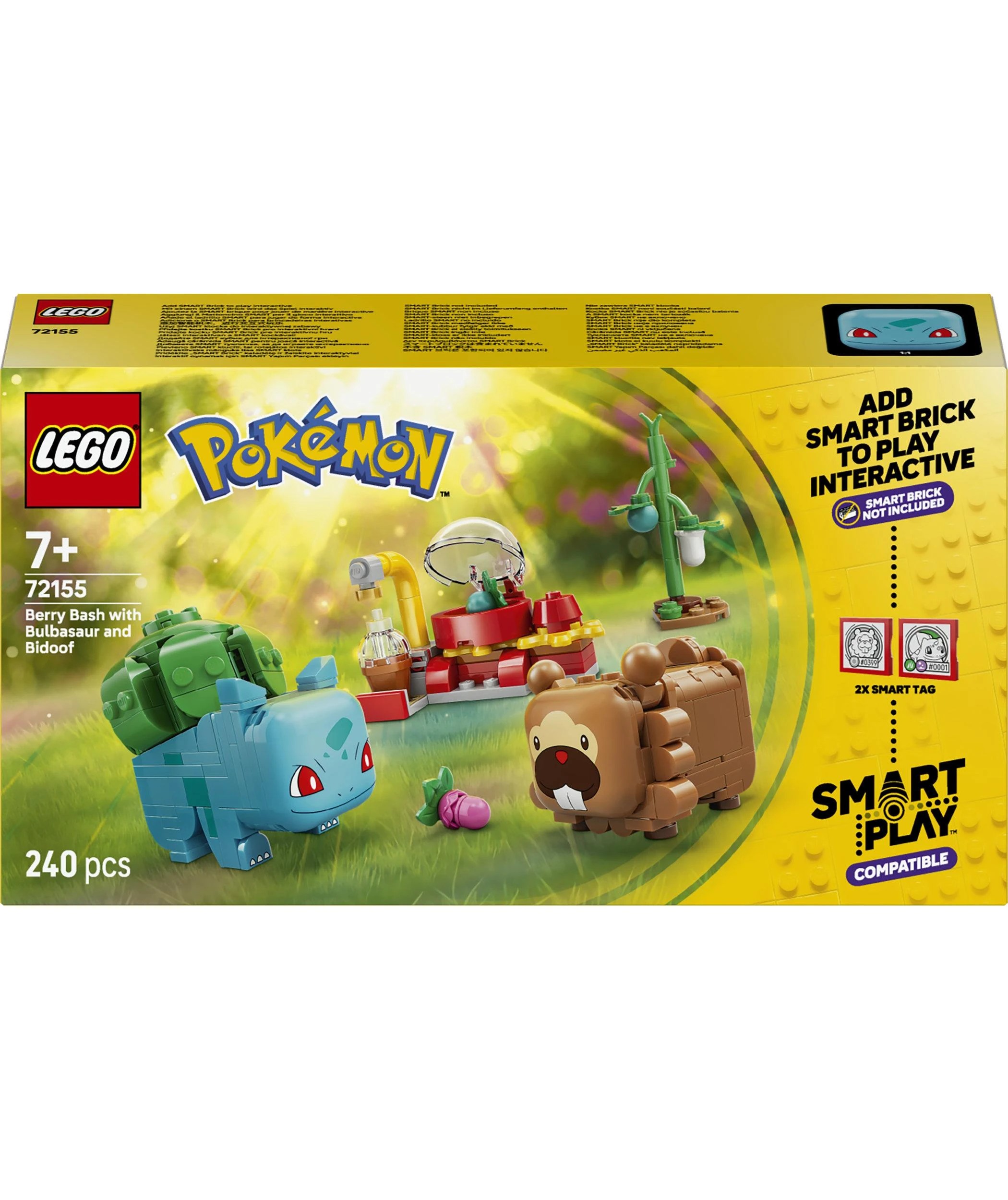 1 LEGO Pokemon SMART Play: Berry Bash with Bulbasaur and Bidoof 72155, 1 of 11