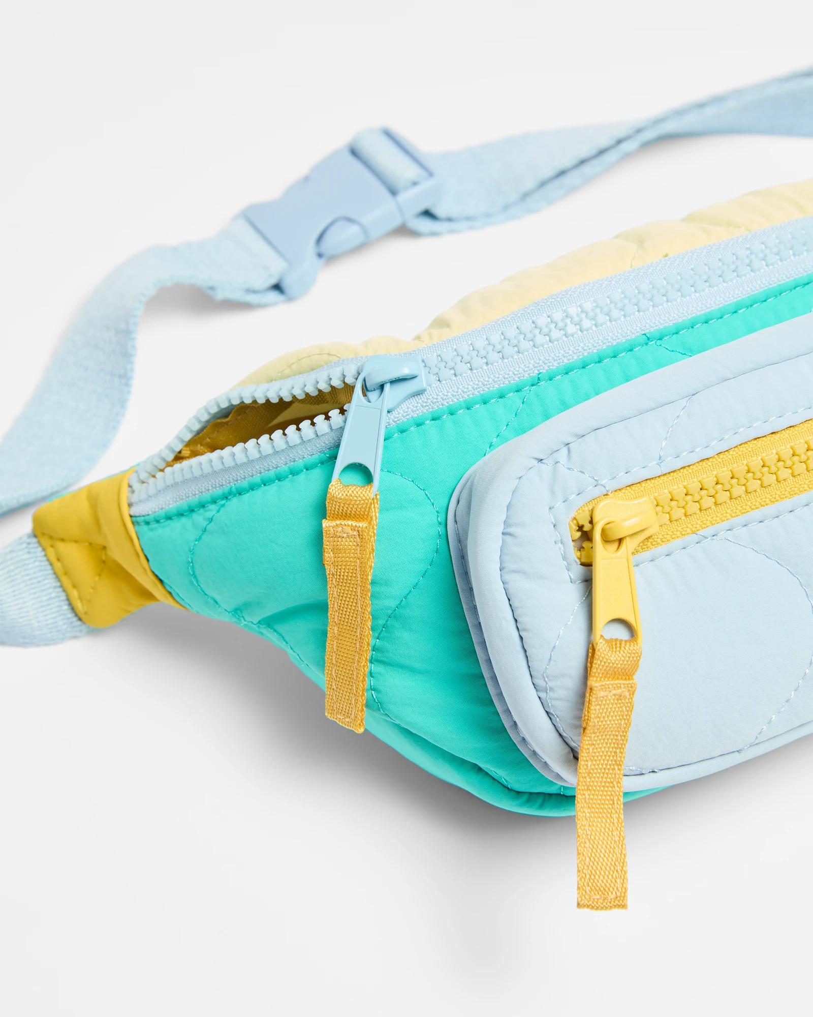 2 Target Kids Colour Block Quilted Bumbag COLOUR BLOCK, 2 of 2