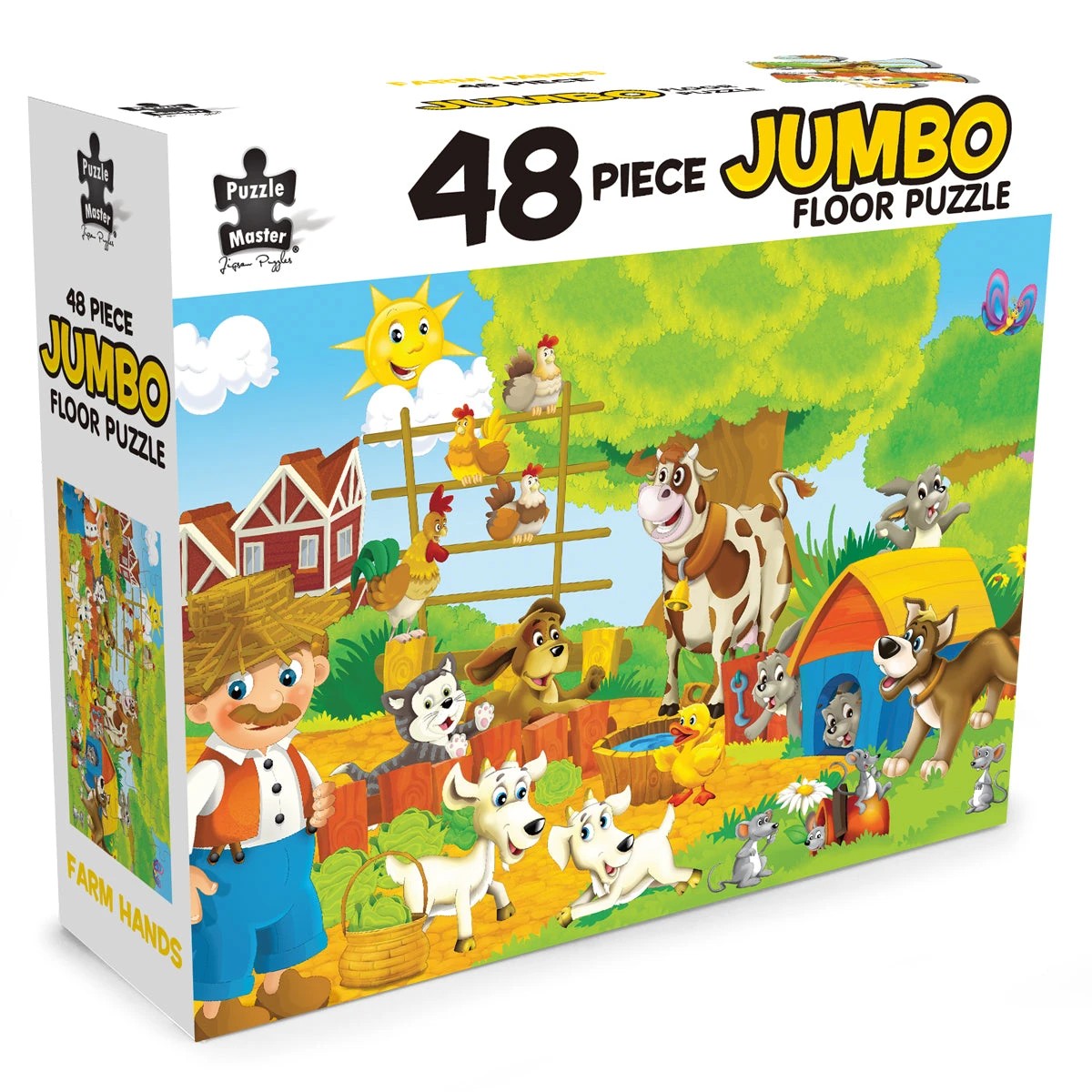 1 Puzzle Master 48 Piece Jumbo Puzzle Farm Hands, 1 of 6
