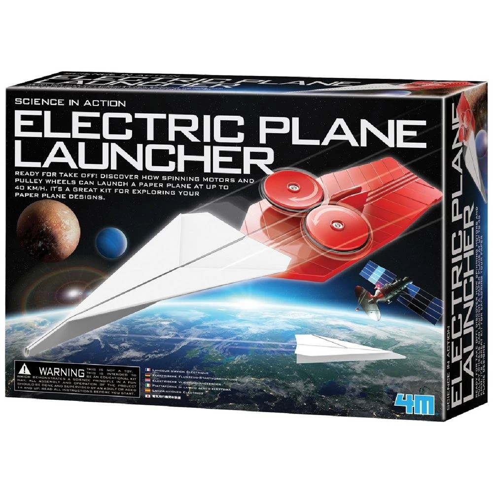 1 4M Science In Action Electric Plane Launcher, 1 of 7