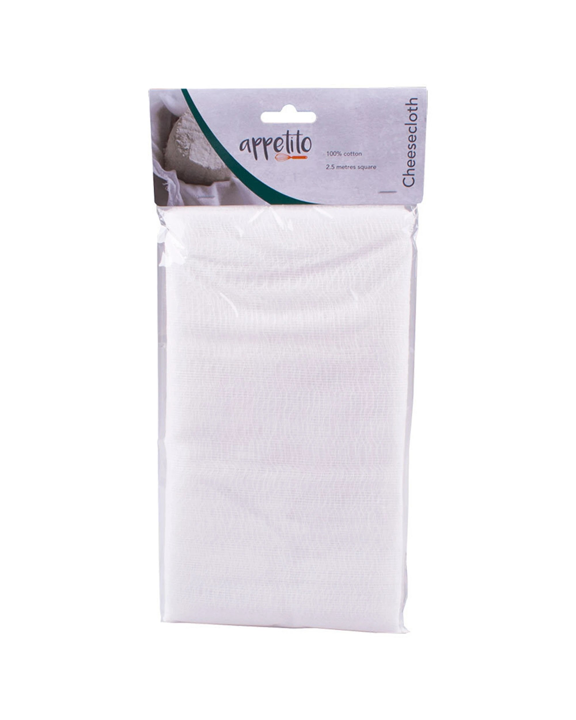 1 Appetito Cotton Cheesecloth 2.5 x 2.5 metres - Plain, 1 of 2