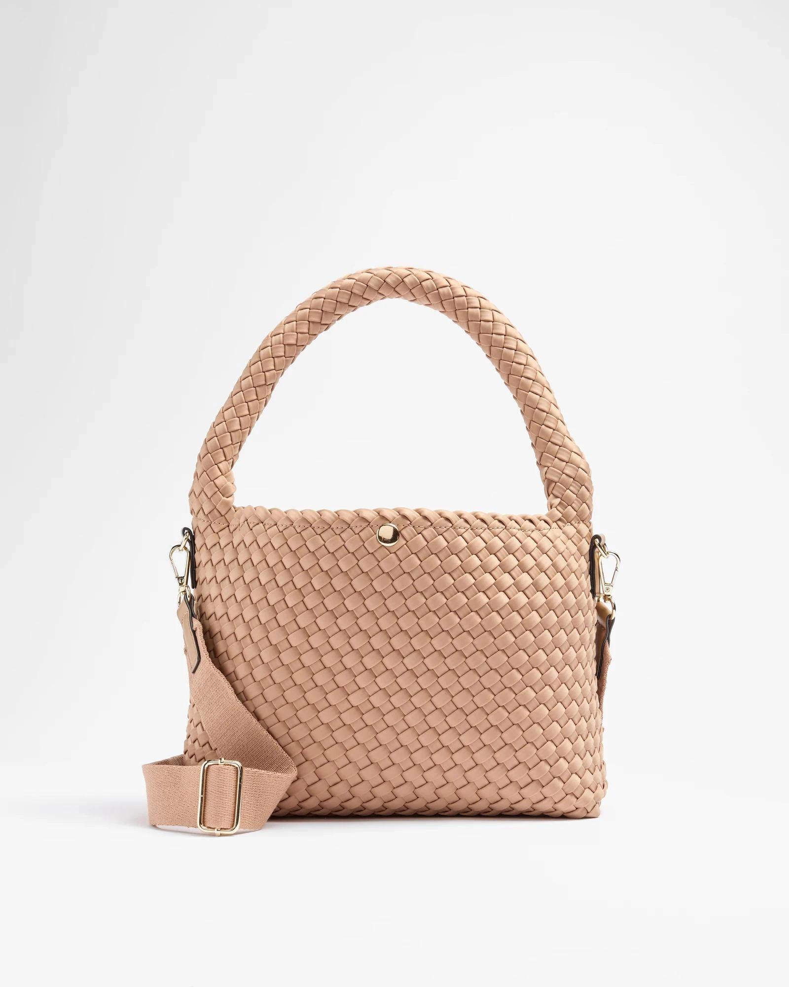 1 Target Weave Detail Shoulder Bag MINK, 1 of 2