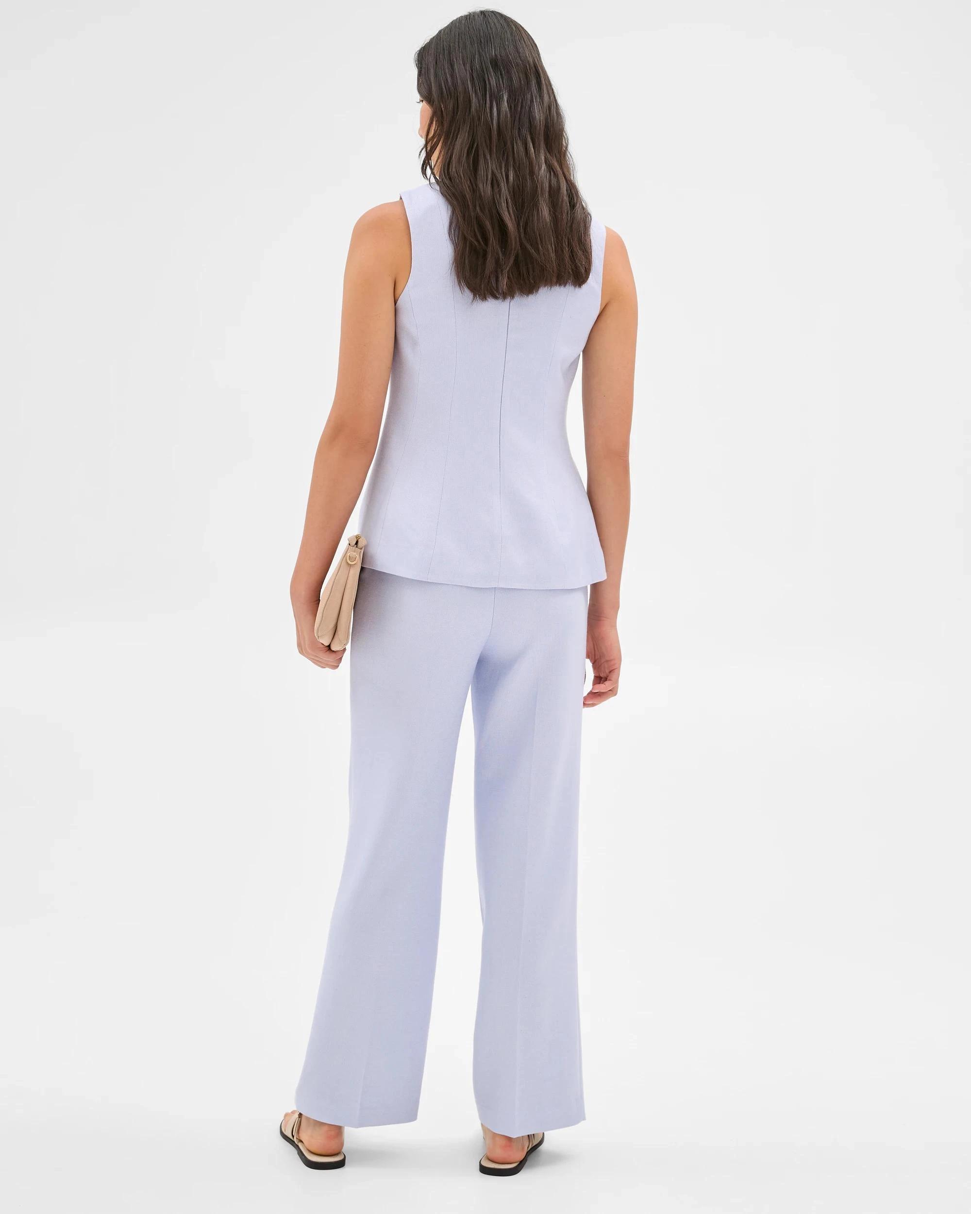 5 Textured Straight Leg Pants - Preview BABY LAVENDER, 5 of 6