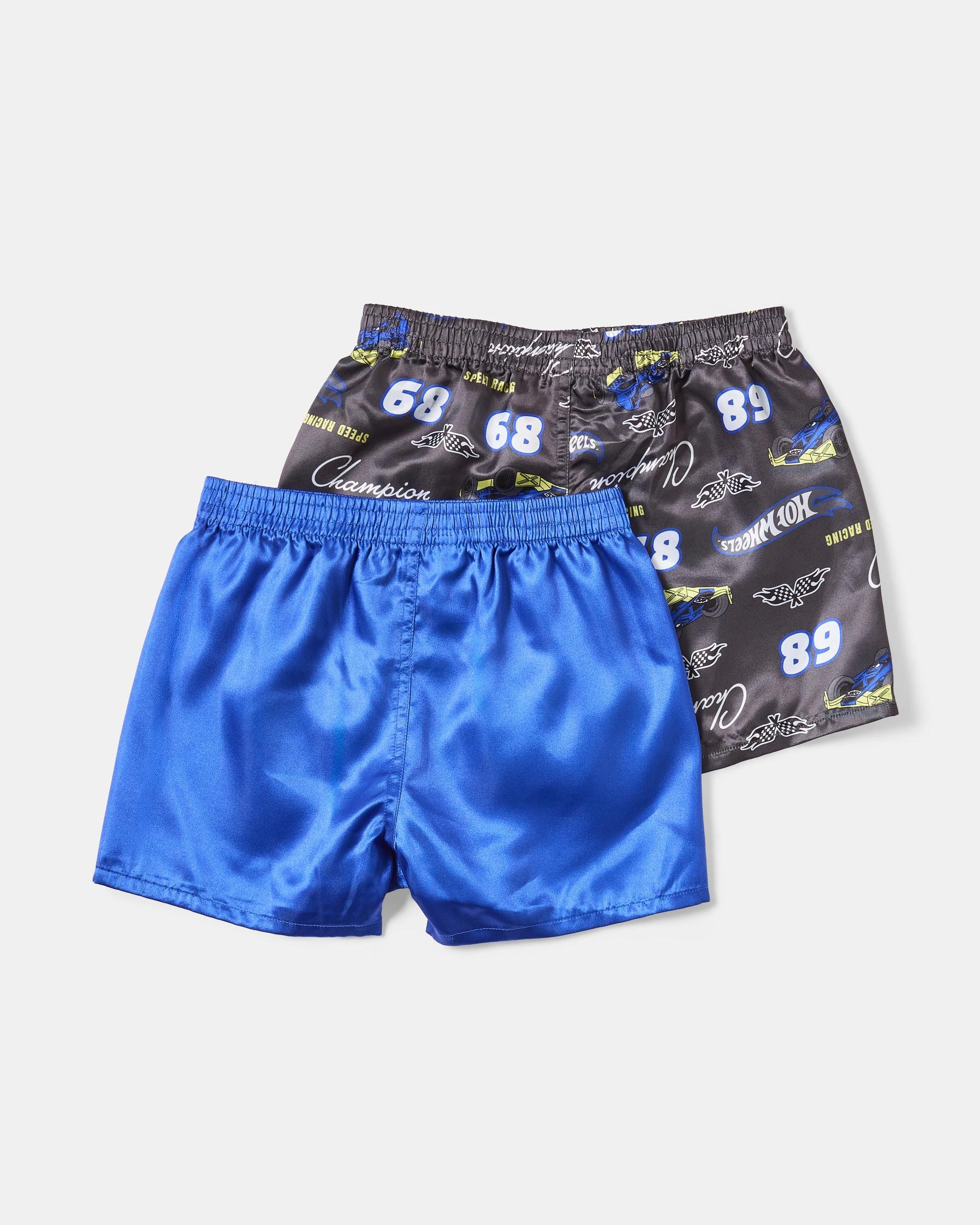 2 2 Pack Hot Wheels License Satin Boxers Hotwheels, 2 of 3