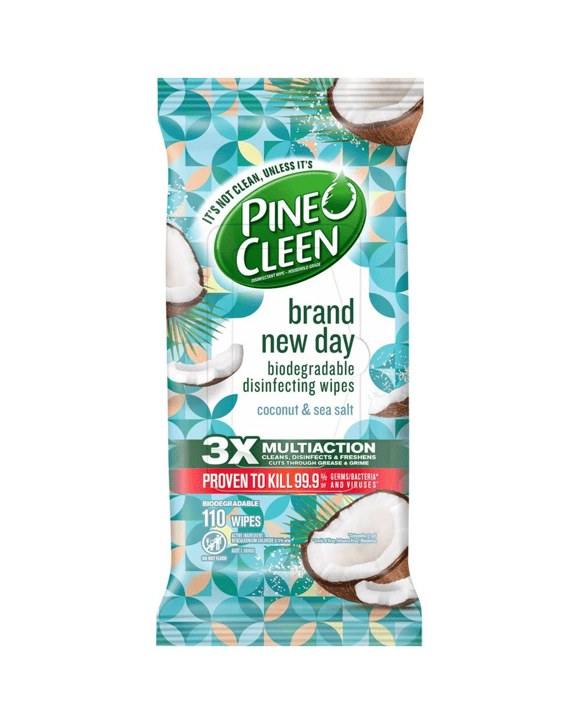 Pine O Cleen Disinfectant Surface Wipes Coconut 110 Pack