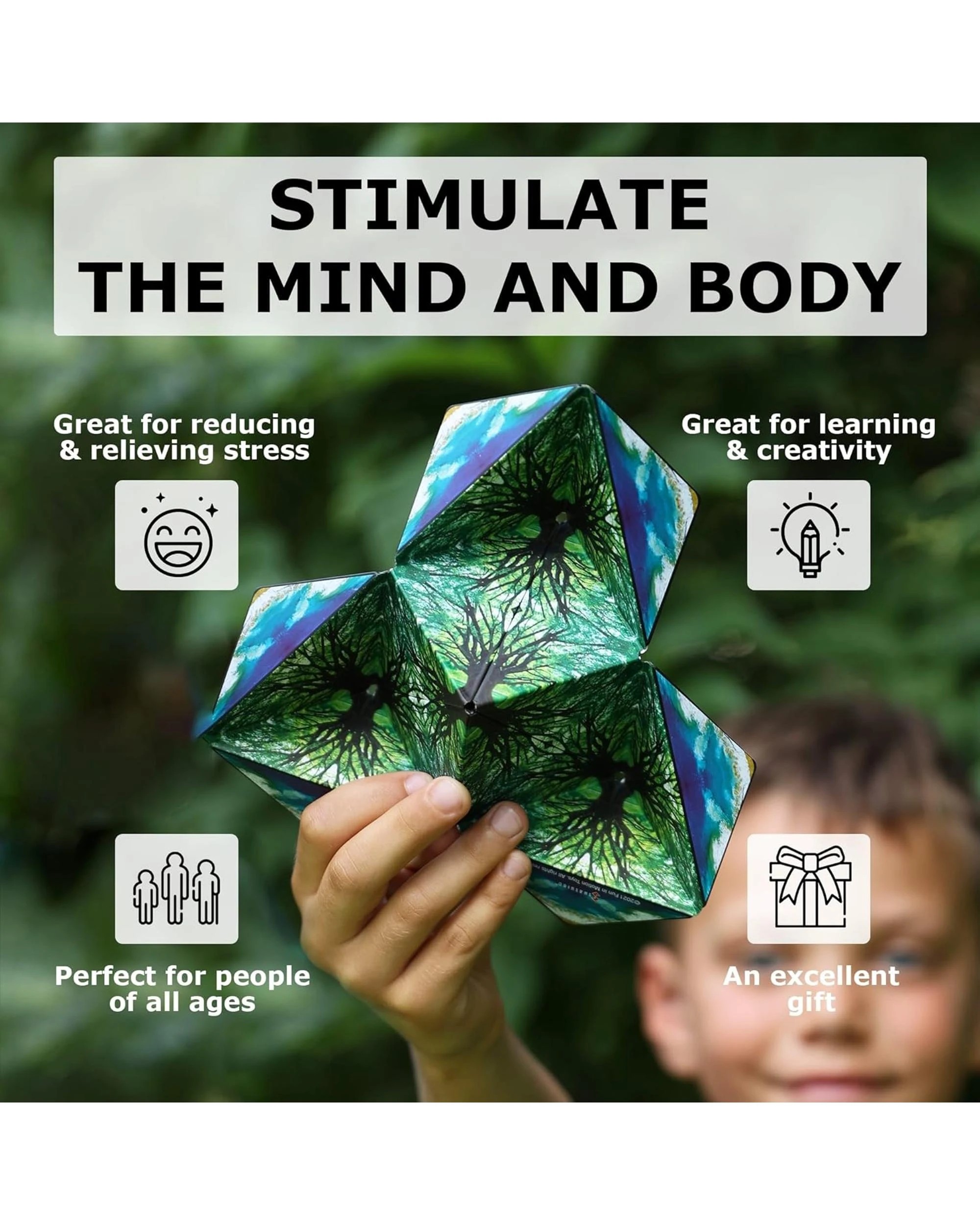 4 Shashibo Shape Shifting Box - Moon, 4 of 6