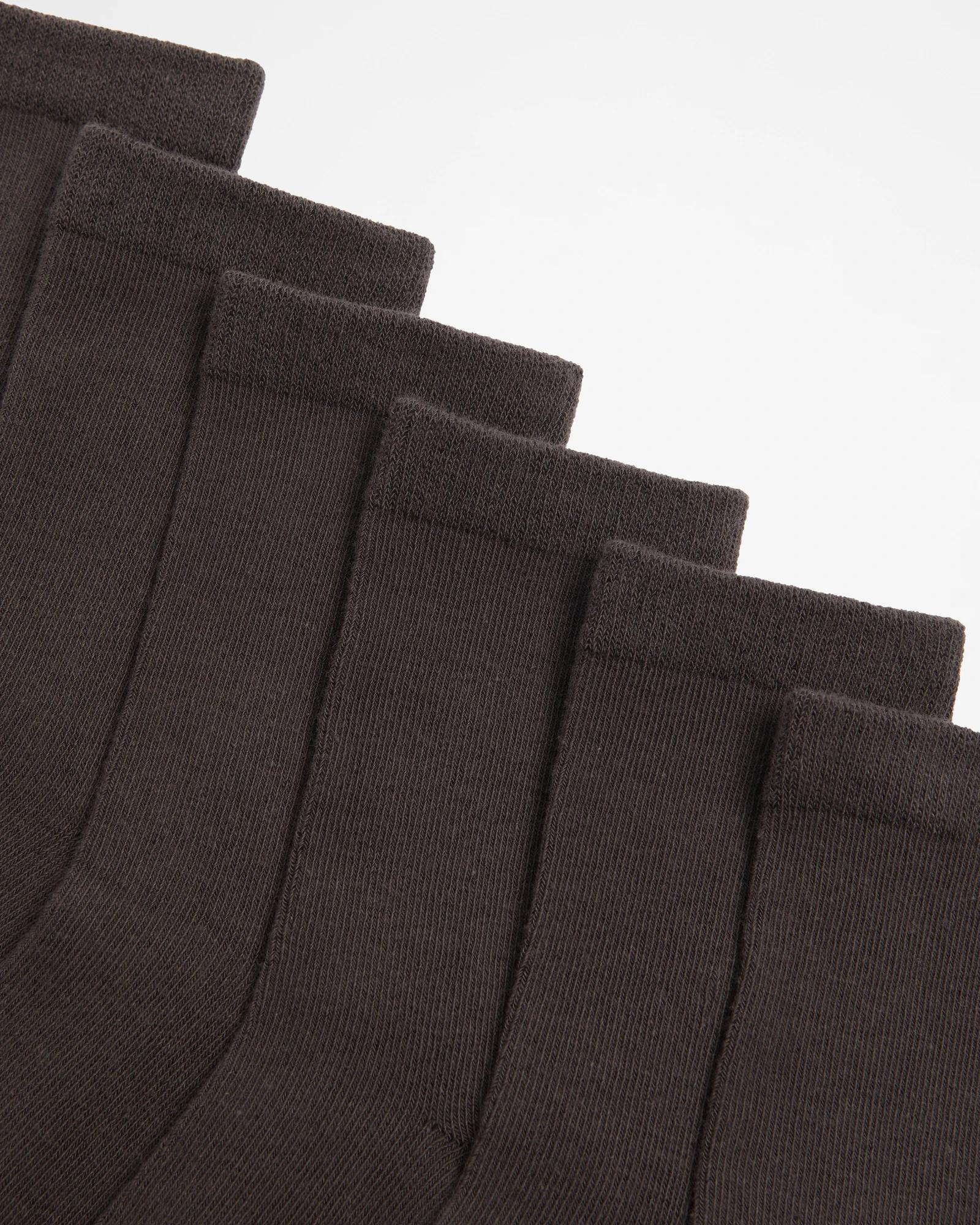 2 Maxx School Crew Socks 6 Pack CHARCOAL, 2 of 3