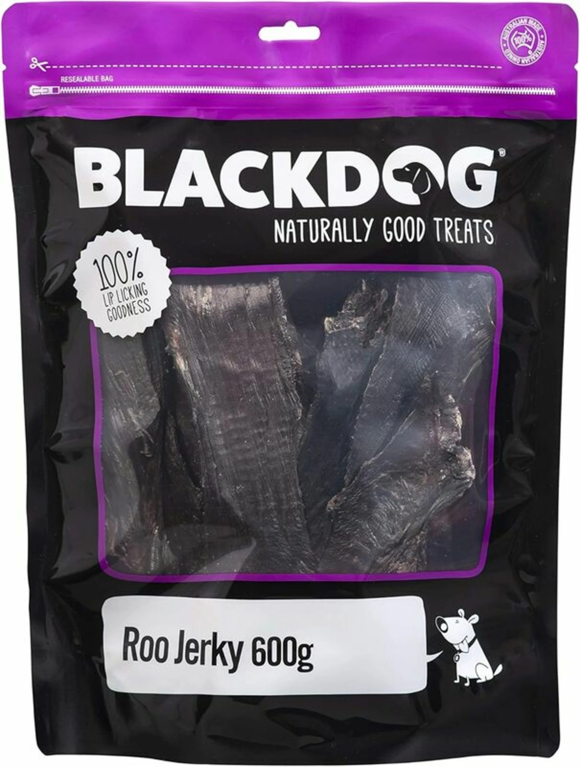1 Black Dog Roo Jerky 600g, 1 of 2