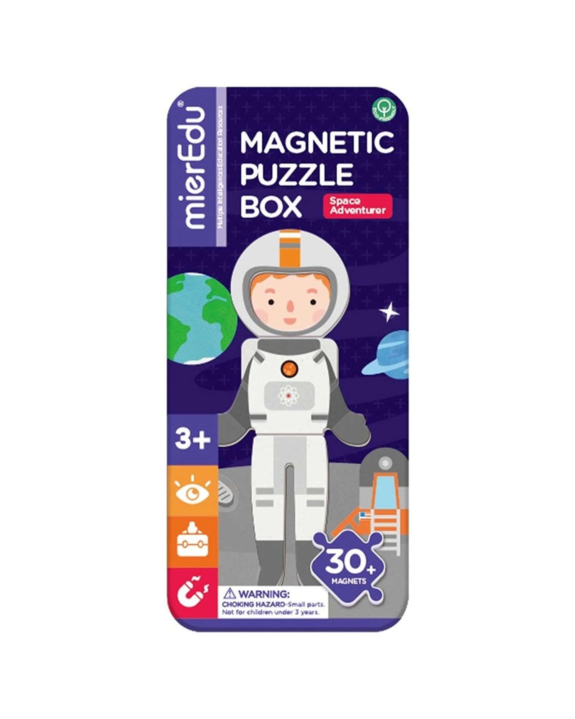 1 Mieredu Magnetic Puzzle Box Space Adventurers Educational Toy, 1 of 3
