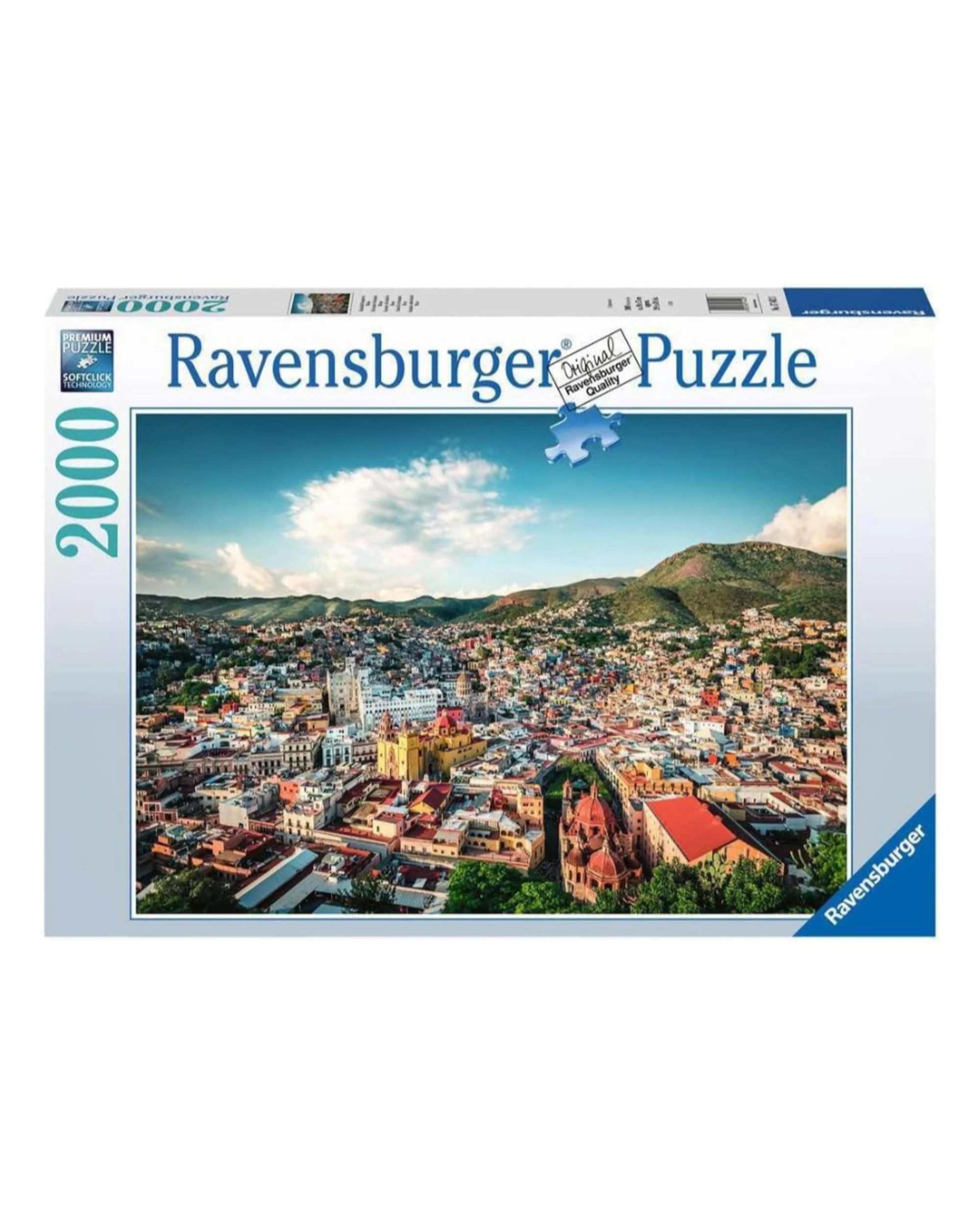 1 Ravensburger Colonial City in Guanajuanto Mexico 2000 Piece Jigsaw Puzzle, 1 of 1