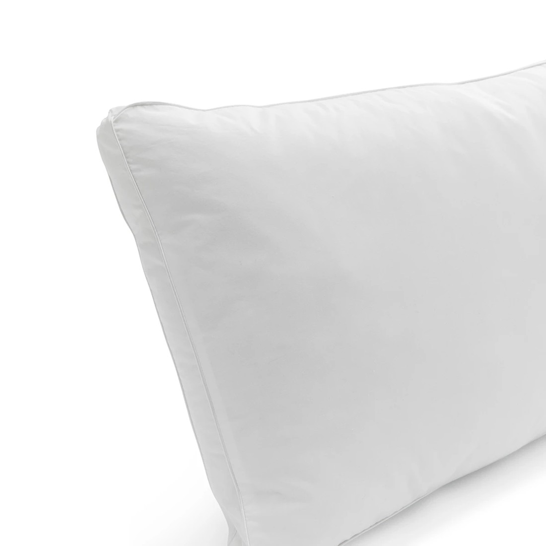 6 Feels Like Down Gusseted Pillow - Medium Profile, White, 6 of 6