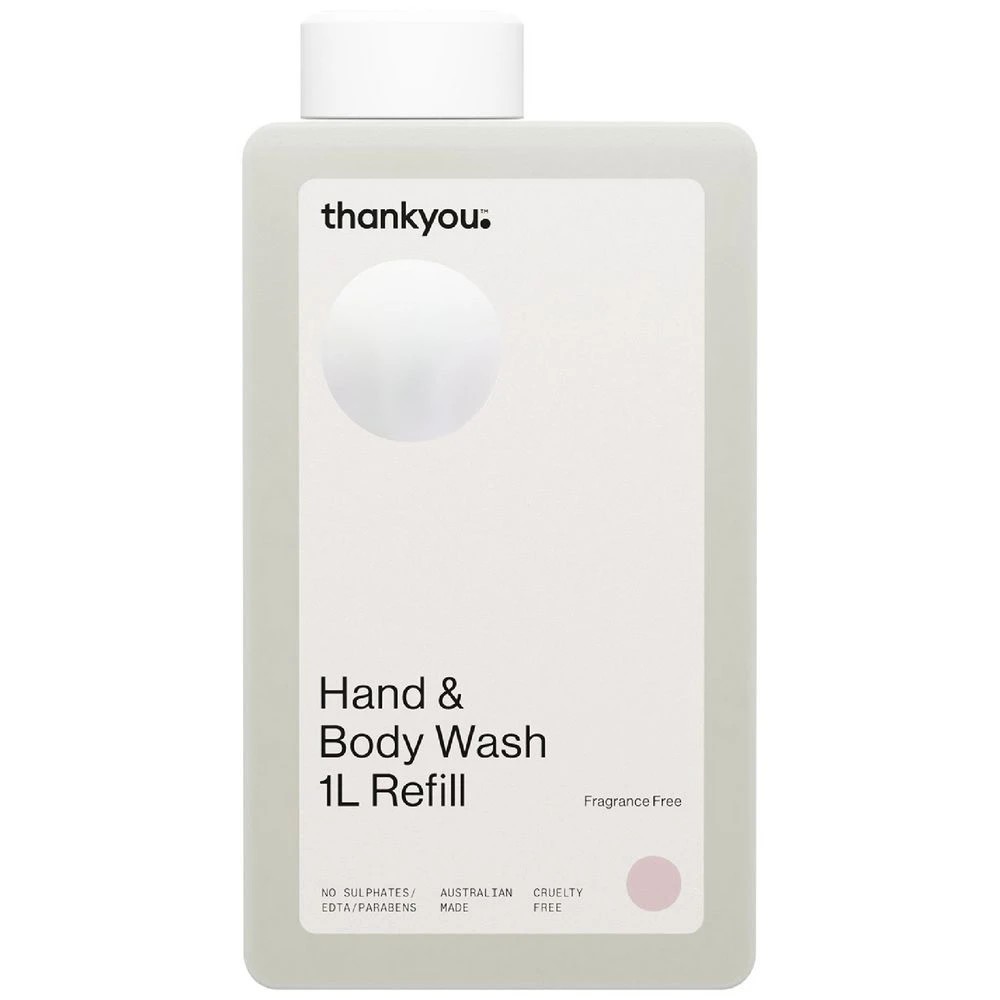 1 Thankyou Hand & Body Wash Fragrance Free Refill 1L, 1 of 3