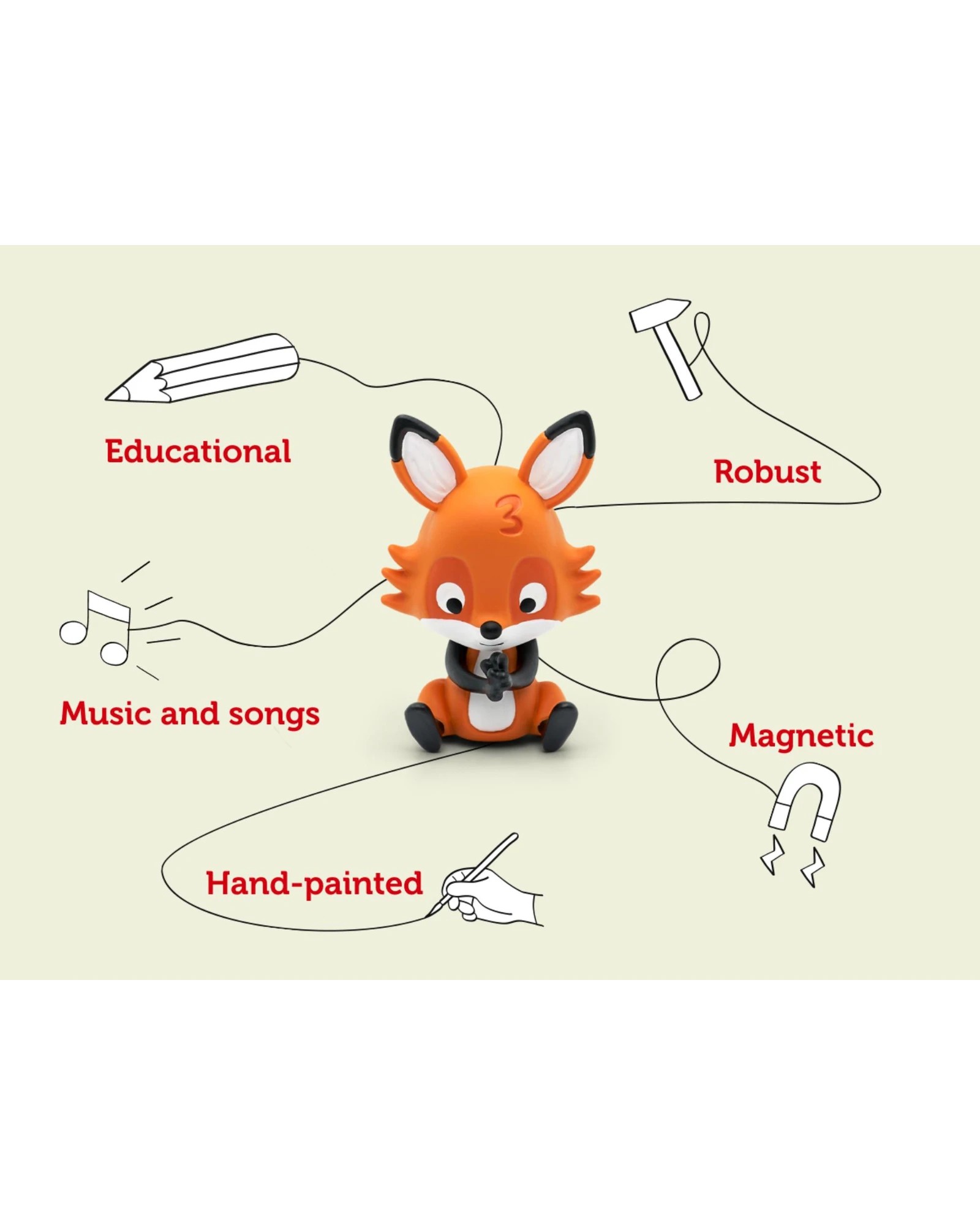 3 Tonies - Favourite Children's Songs - Counting Songs Tonie Audio Character - Multi, 3 of 7