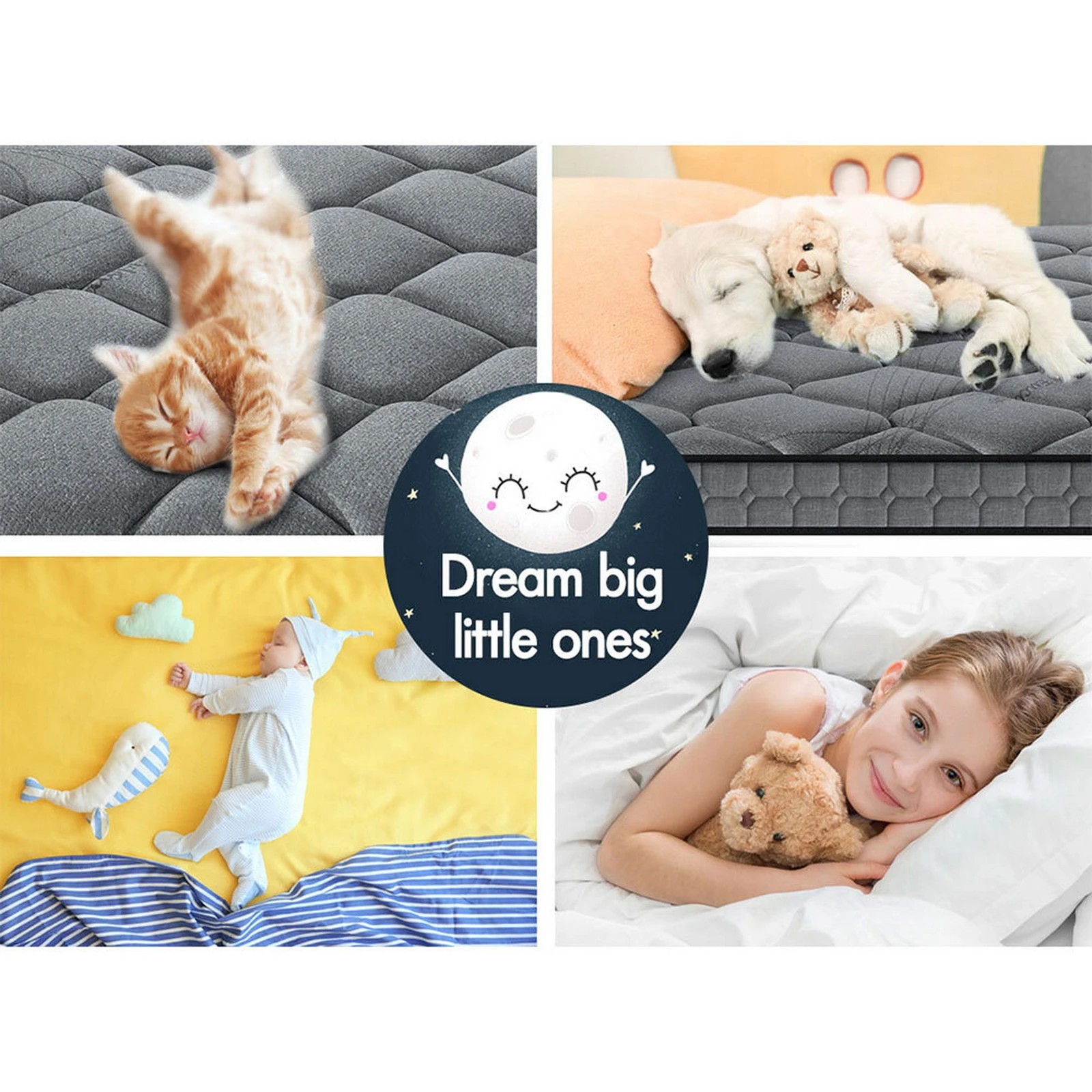 7 Starry Eucalypt Mattress Pocket Spring 3D Mesh Fabric 26cm - King Single Size, 7 of 10