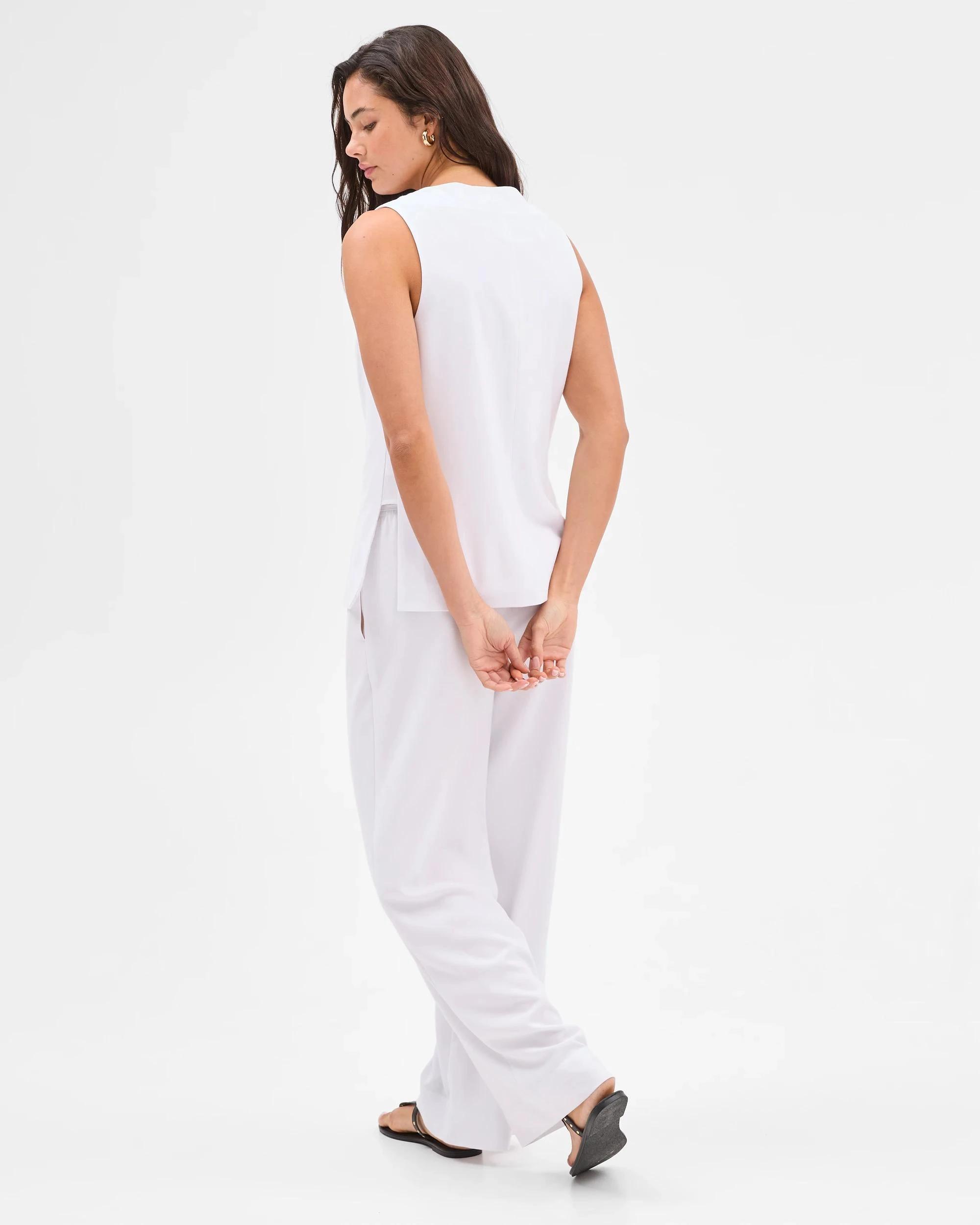 4 Tie Side Waistcoat - Lily Loves LILY WHITE, 4 of 6