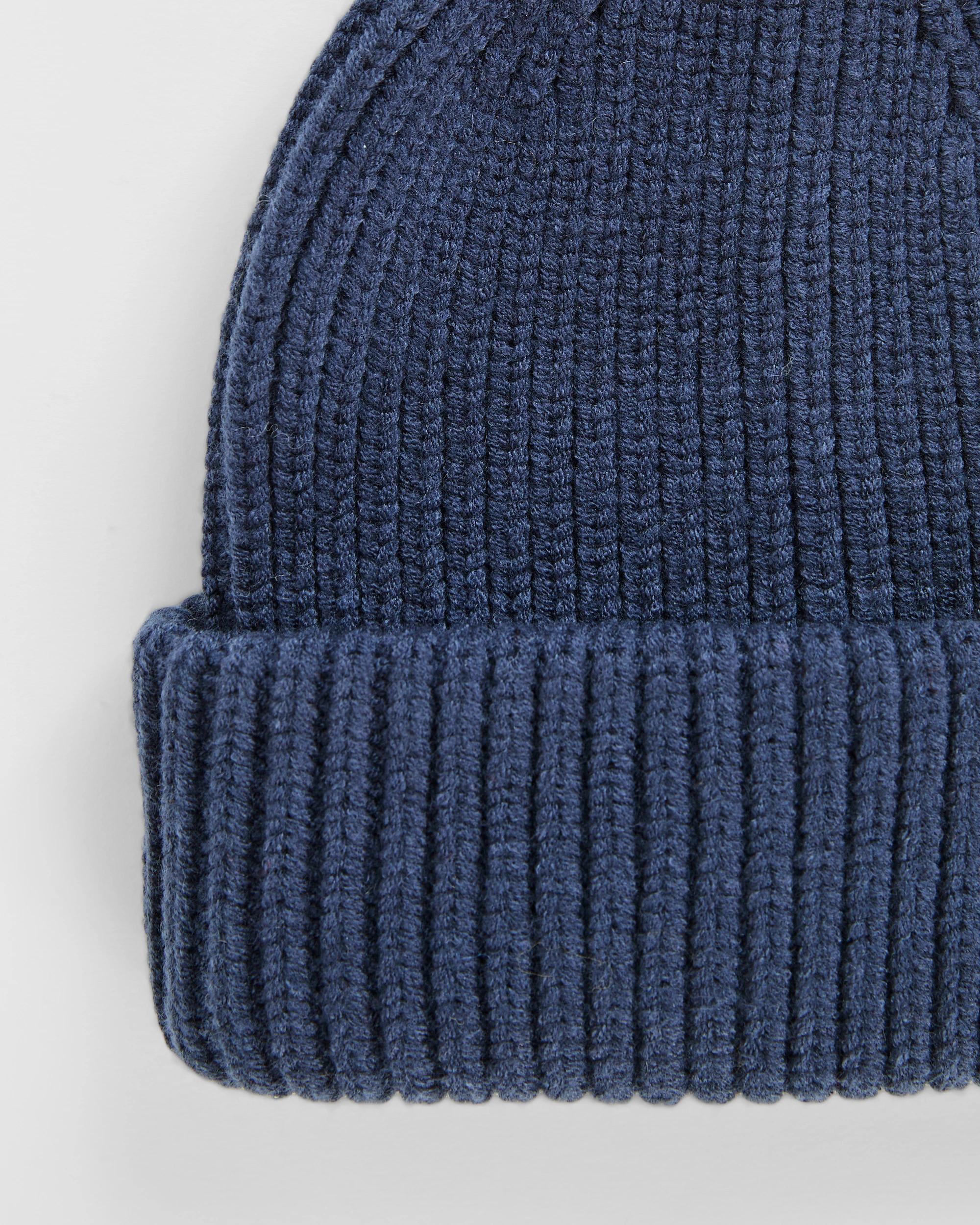 2 Target Kids Essential Rib Knit Beanie NAVY, 2 of 2