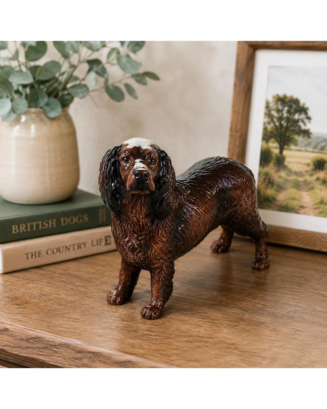 John Beswick Dogs Figurine 12cm Chocolate Cocker Spaniel, Collectible ...