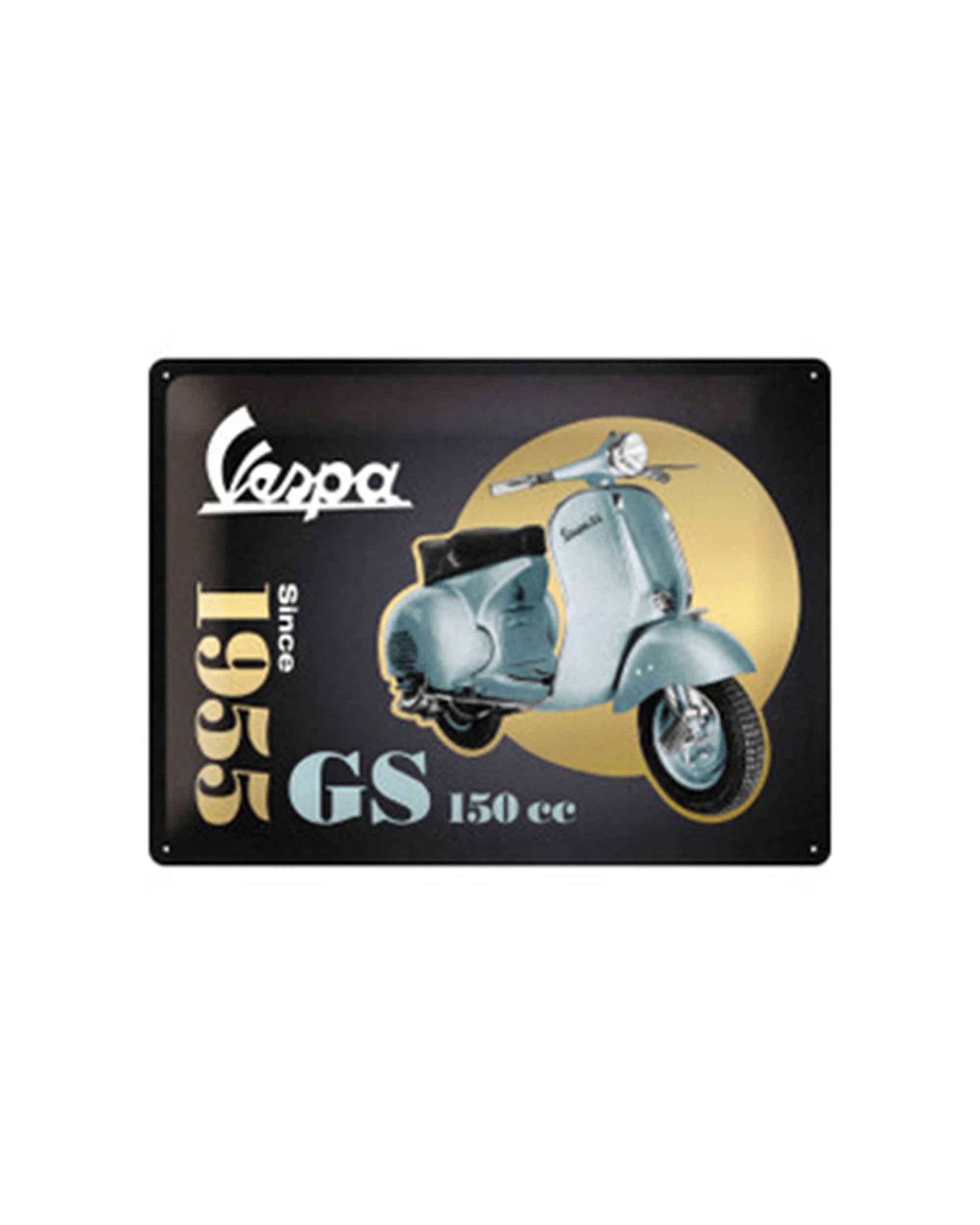 1 Nostalgic-Art Large 30x40cm Metal Wall Art Sign Plaque - Vespa GS150 Since 1955 - Multi, 1 of 1