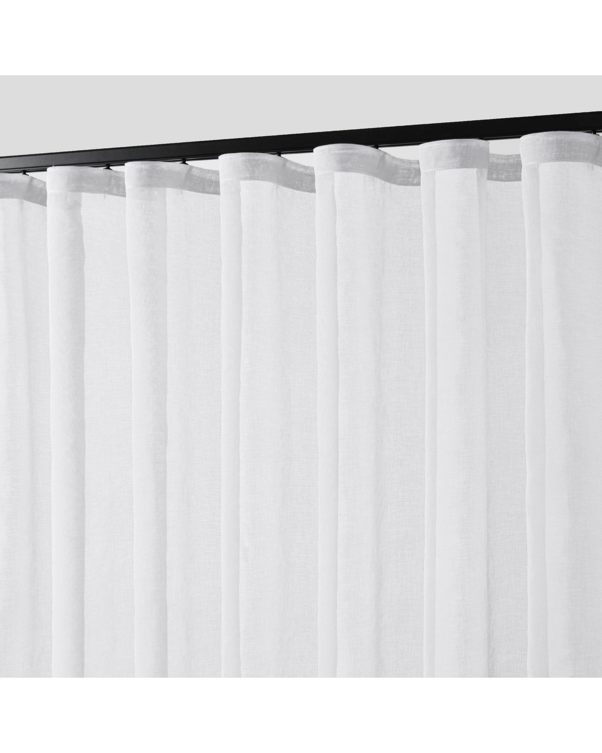 4 Cadence & Co. S-Fold Curtain Track Set 180cm + S-Fold Wand - Black, 4 of 7