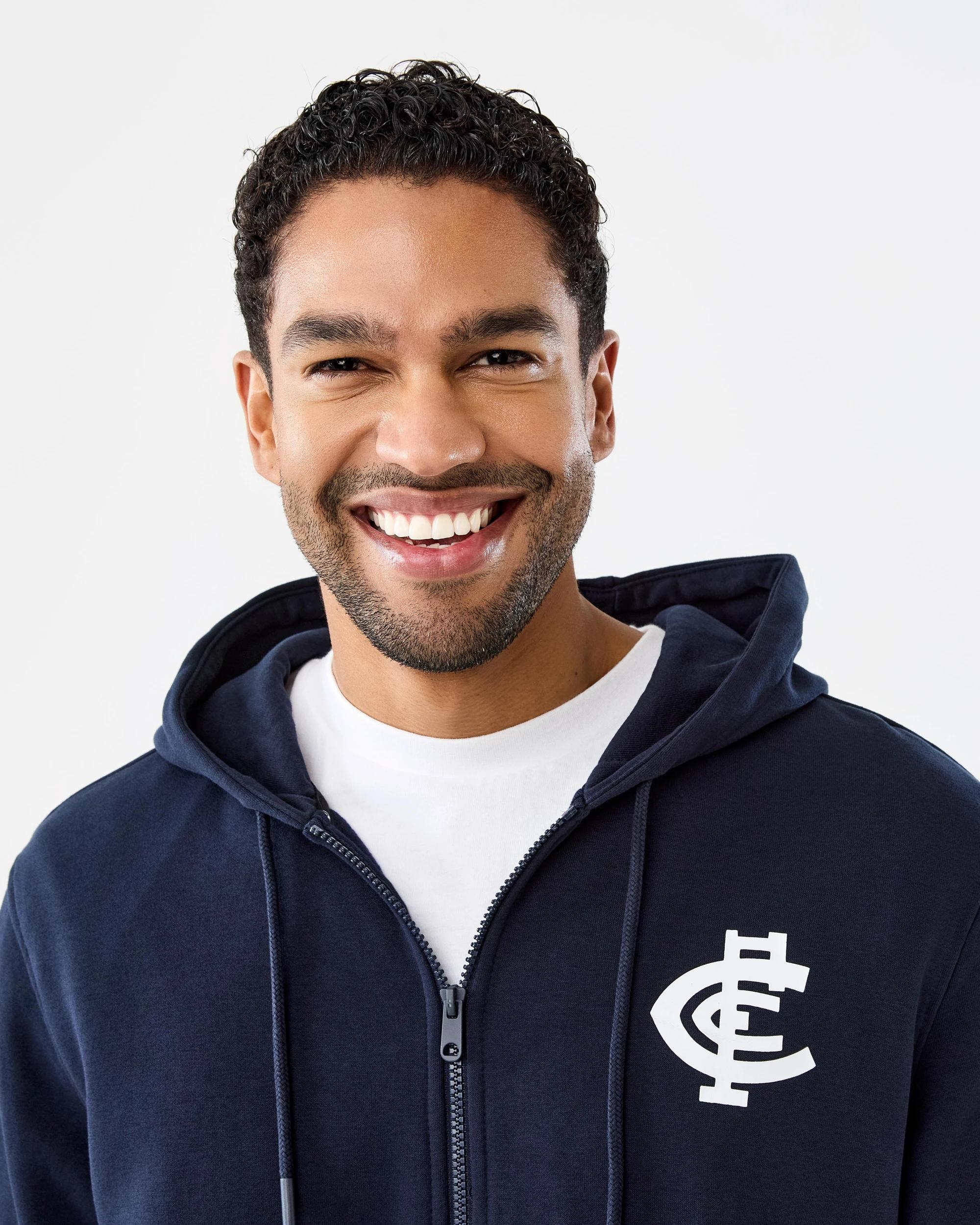 4 Official AFL Adult Zip Through Hoodie Carlton, 4 of 9