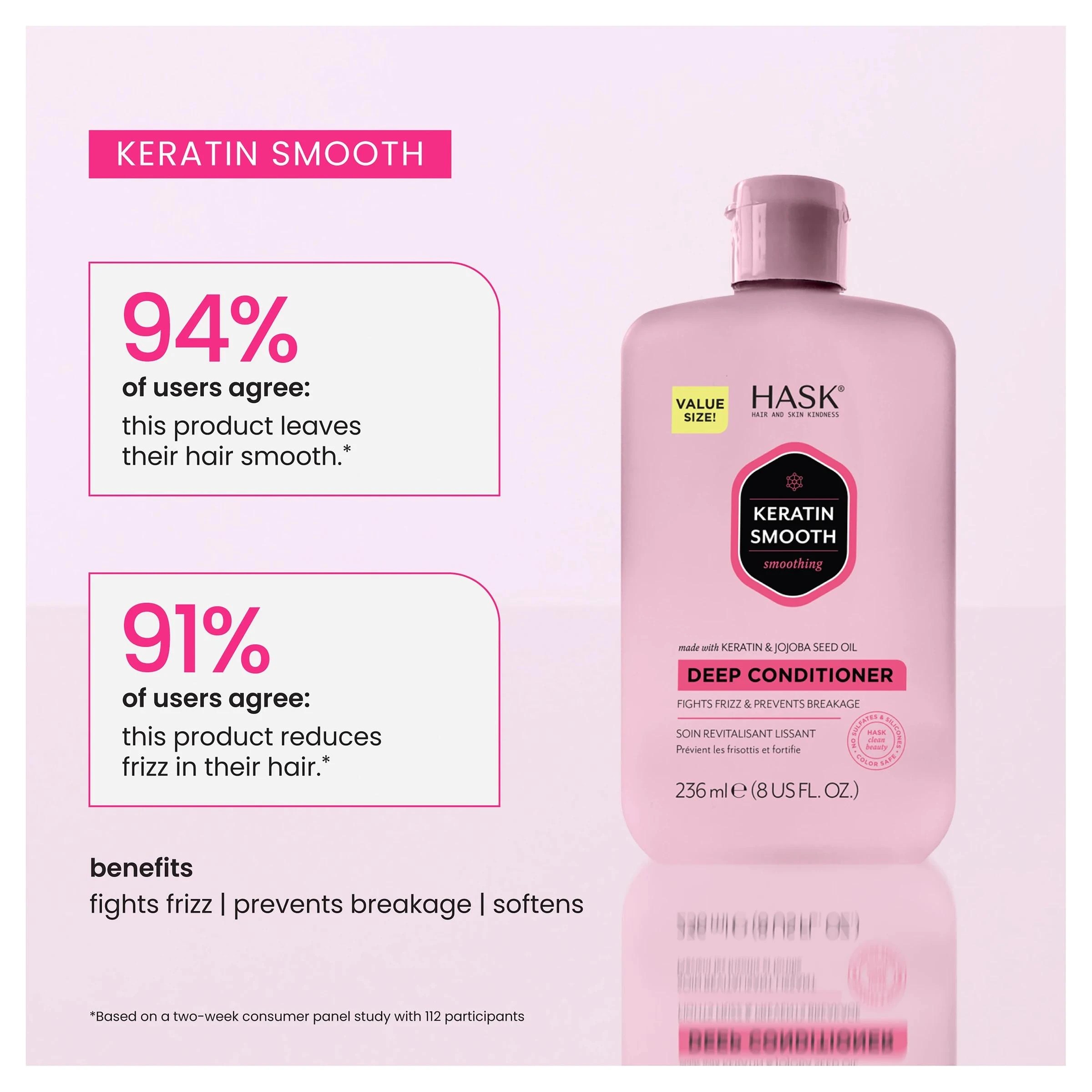 8 HASK Keratin Smoothing Deep Conditioner 236ml - Multi, 8 of 8