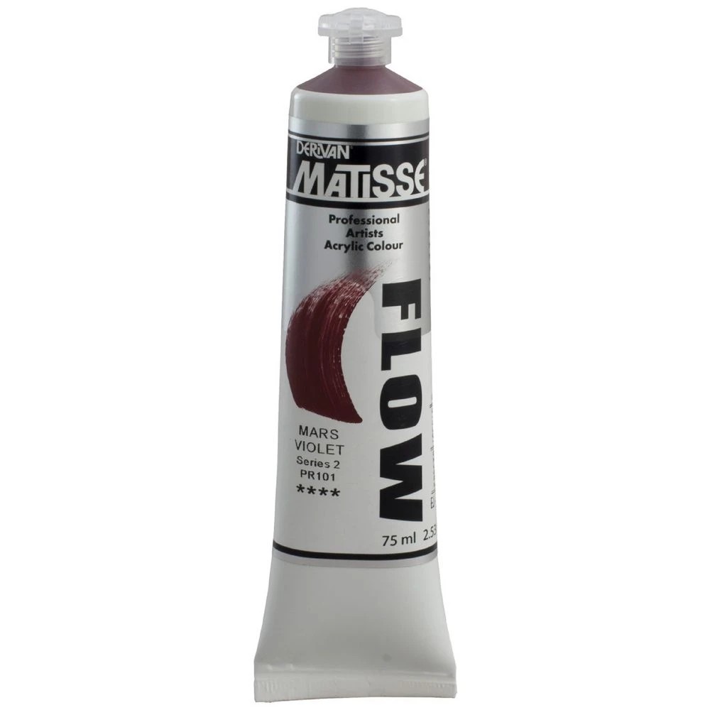 1 Derivan Matisse Flow Paint 75mL Mars Violet S2, 1 of 2