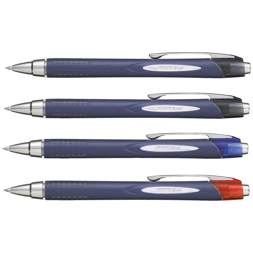 2 Uni Jetstream Retractable Rollerball Pen 0.7mm 4 Pack, 2 of 2