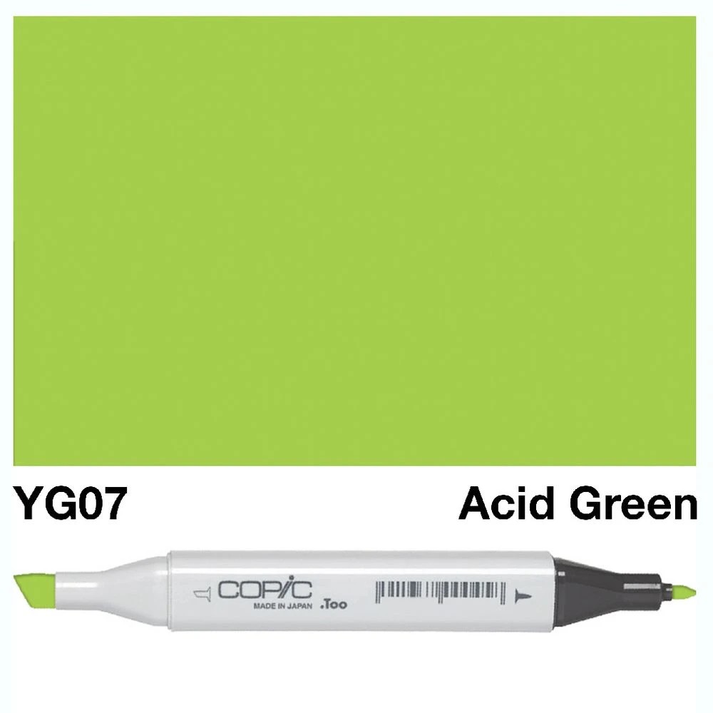 3 Copic Classic Original Dual Nib Marker YG07 Acid Green, 3 of 3