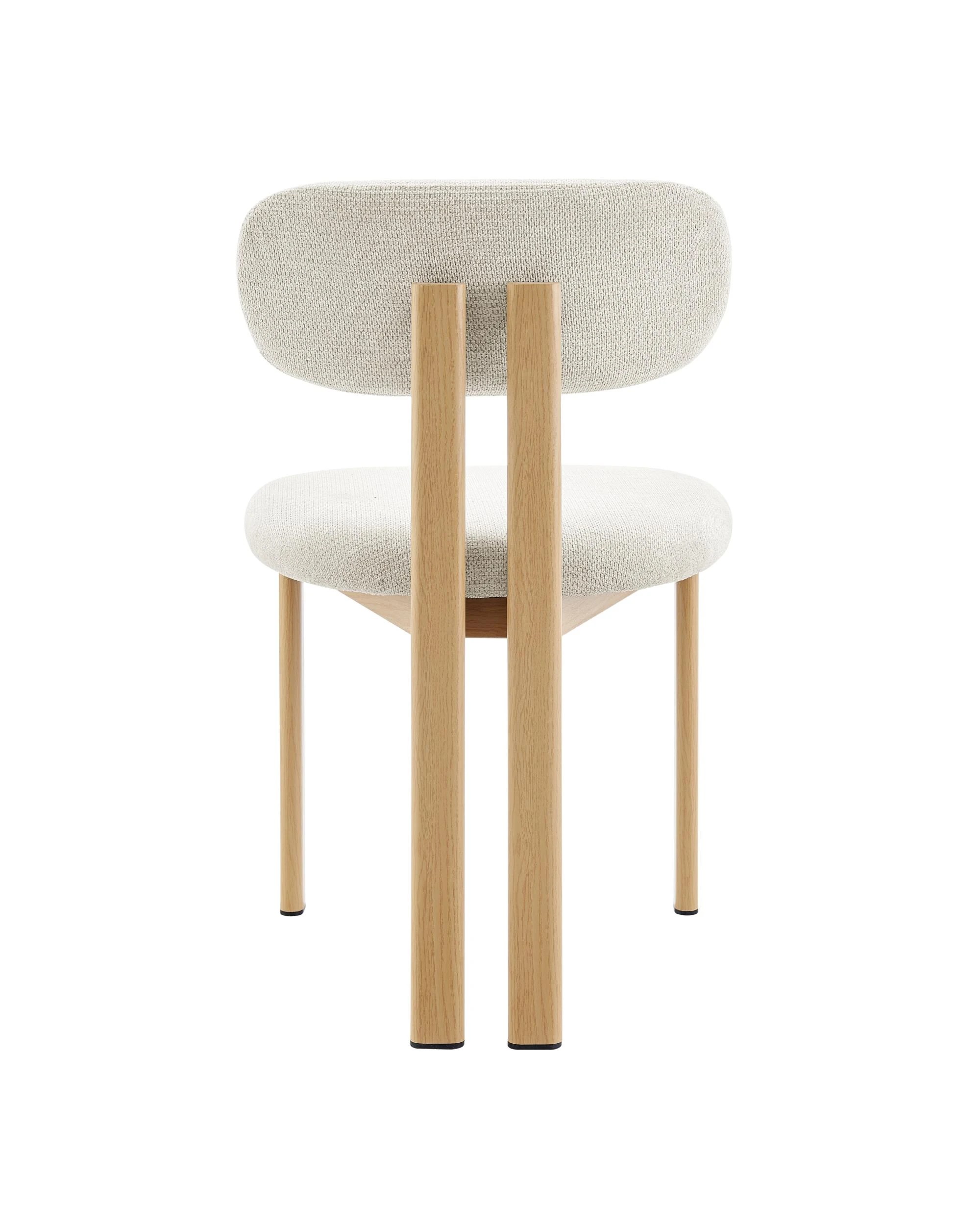 6 Kodu Hilda Dining Chairs Pair Set of Two - White, 6 of 10
