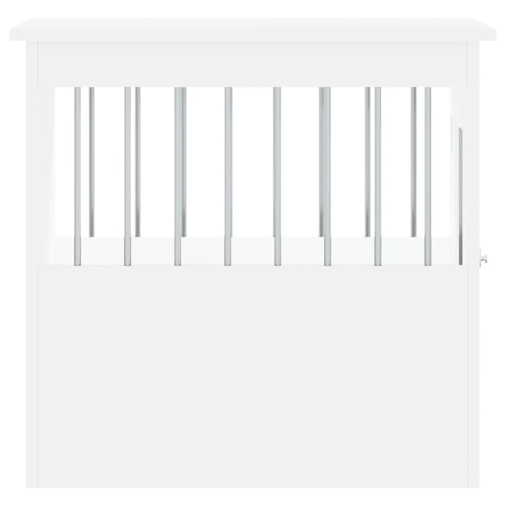 6 vidaXL Dog Crate Furniture Engineered Wood - White, 6 of 8