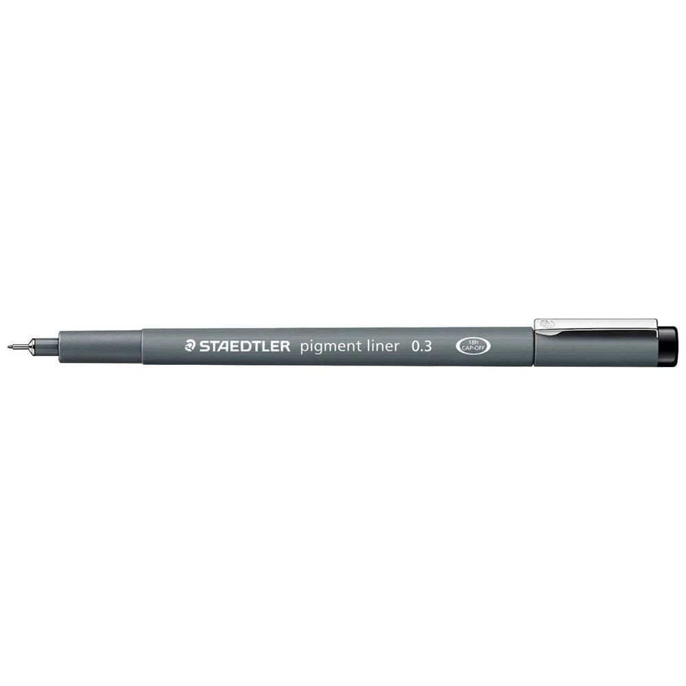 1 Staedtler Pigment Liner 0.3mm Black, 1 of 4