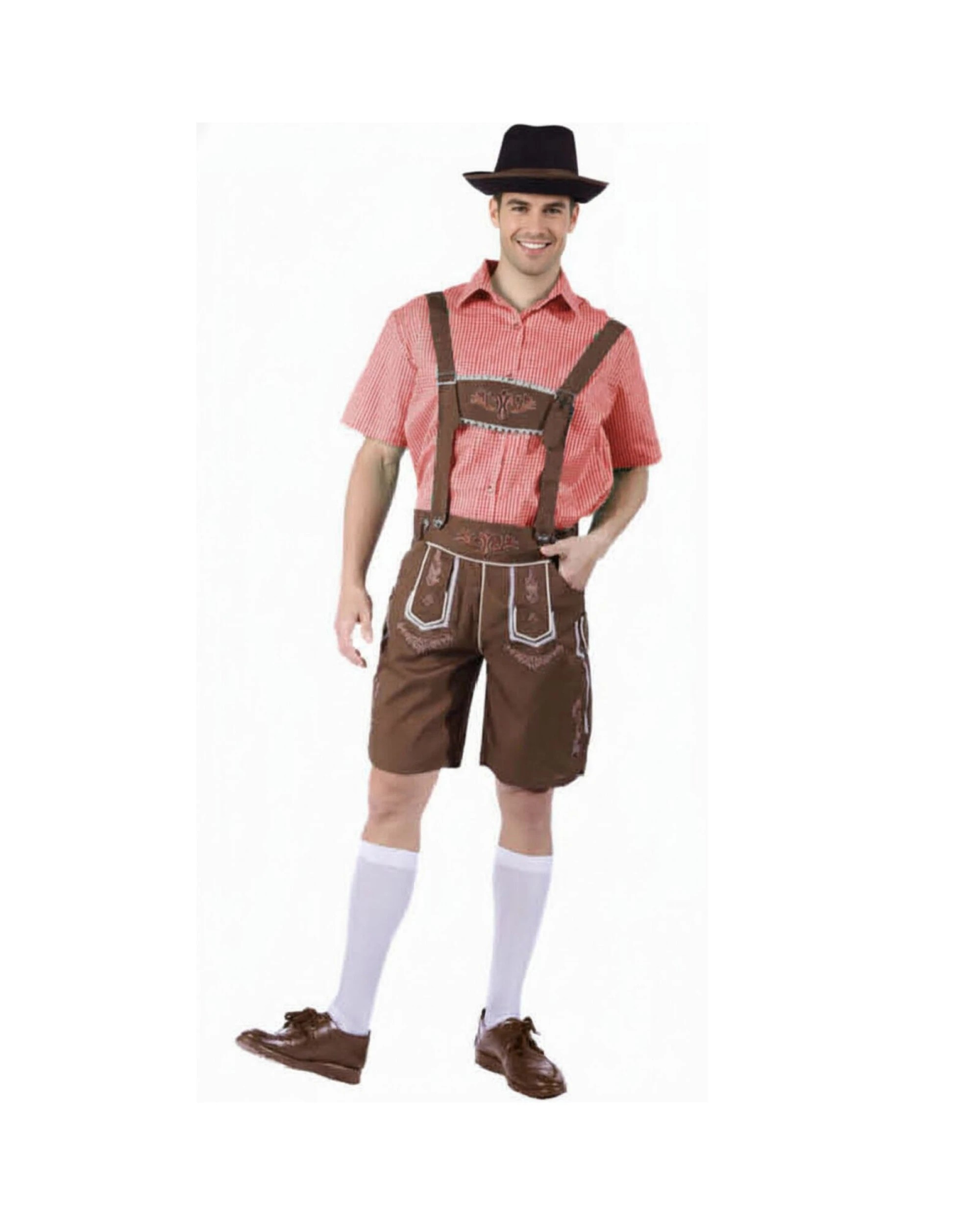 1 BR Costumes Men's Lederhosen Costume for Oktoberfest Celebration, 1 of 1