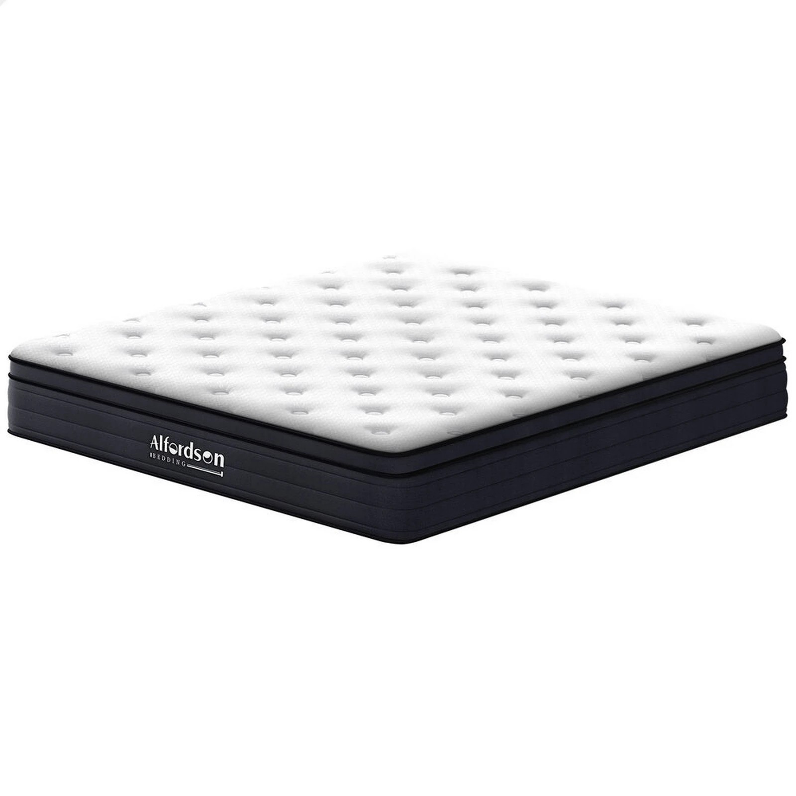 1 Alfordson Mattress Euro Top Spring Foam Bedding 23CM Medium Firm - King Single Bed, 1 of 10