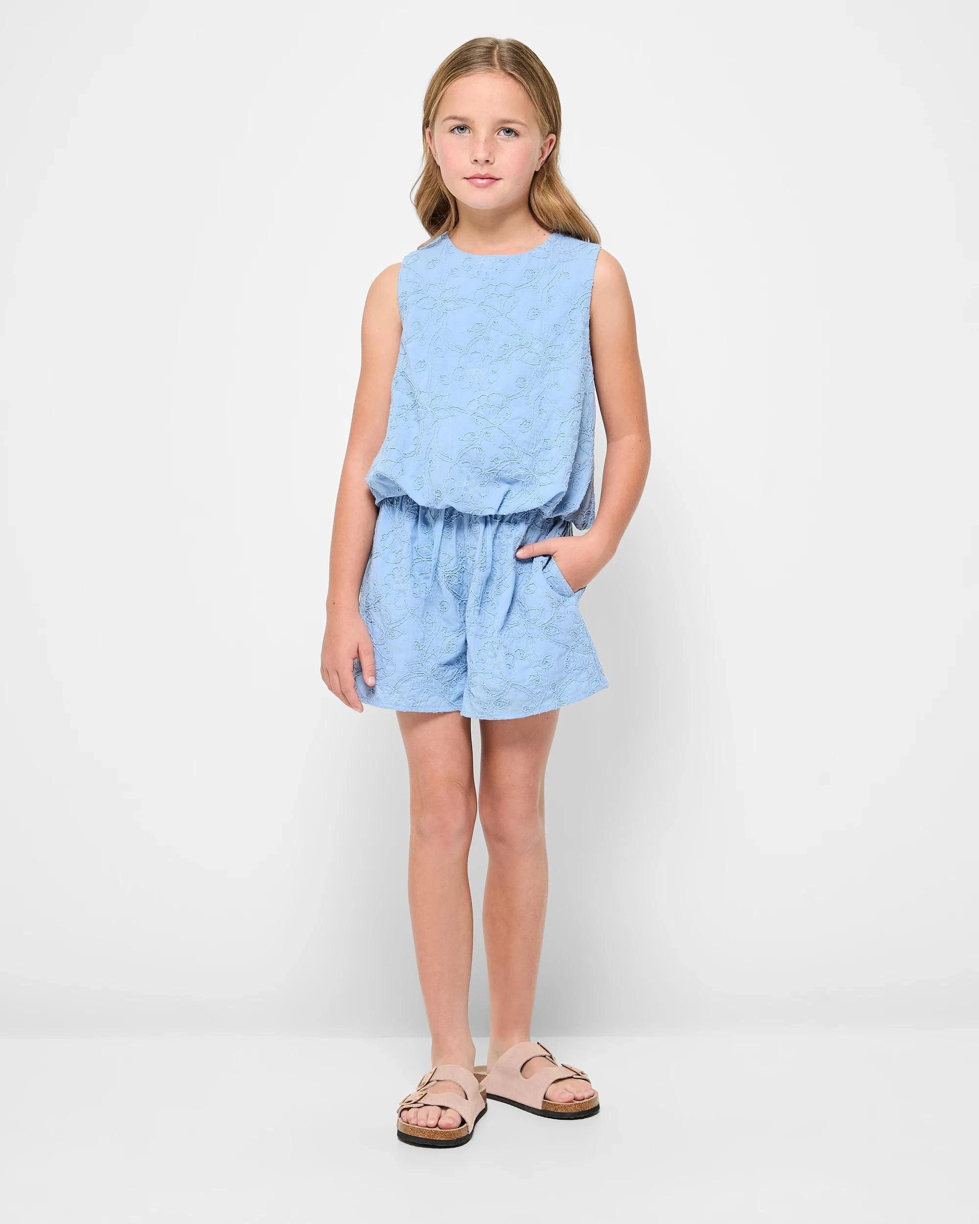 2 Target Broderie Shorts BLUE, 2 of 6