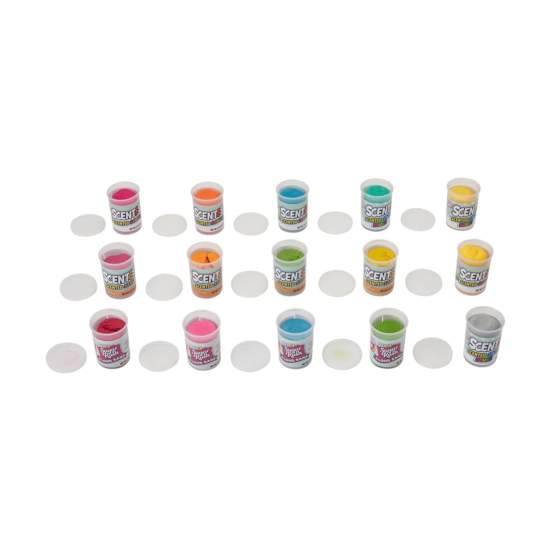 2 Scentos Scented Mix-N-Match Sand & Dough Set, 2 of 8