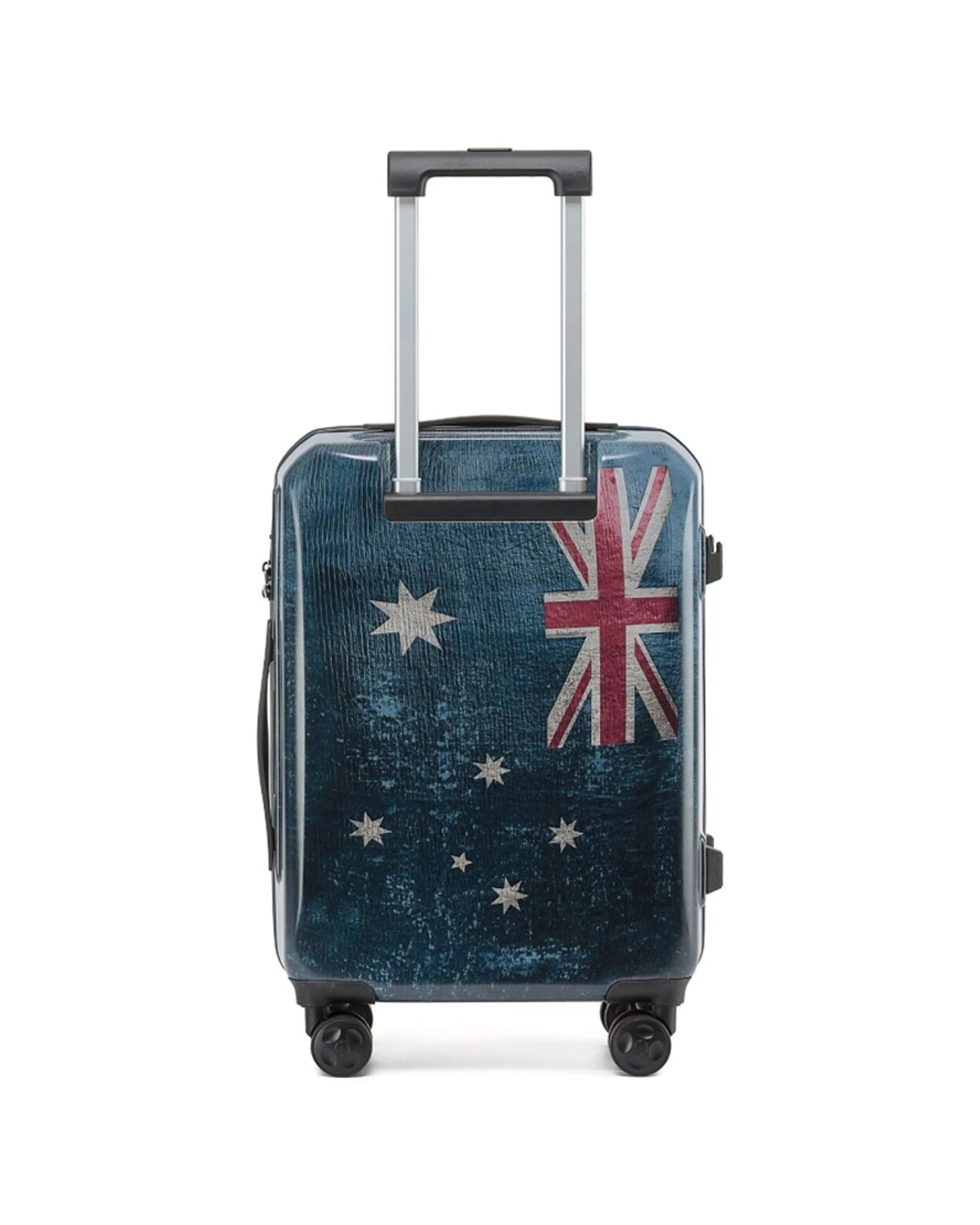 1 Tosca Australiana Suitcase Hard Shell Travel Luggage Australian Flag Small 55cm - Multi, 1 of 1