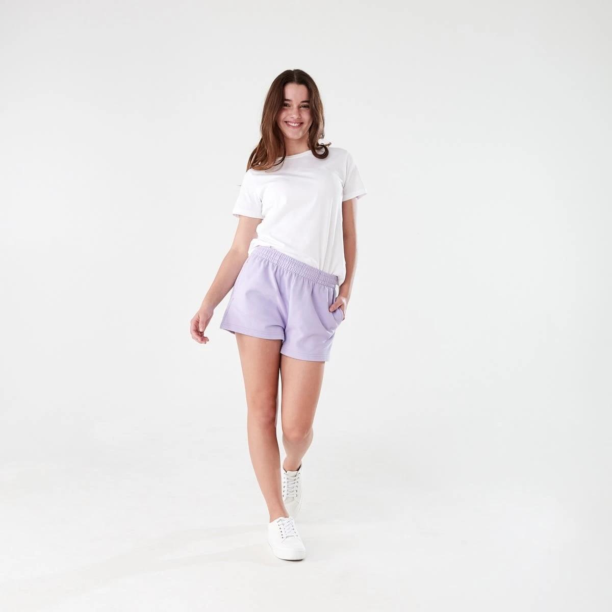 5 French Terry Shorts PASTEL LILAC, 5 of 6