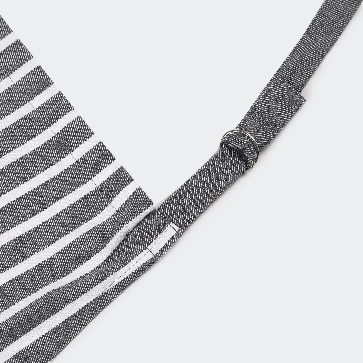 3 Grey Chambray Apron, 3 of 4