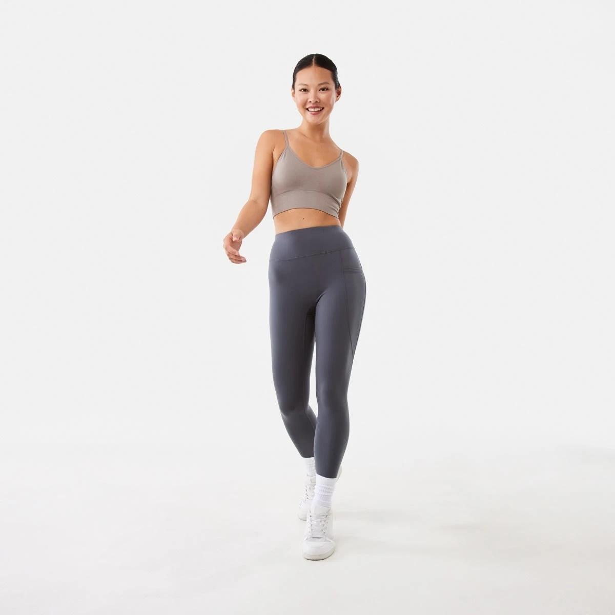 2 Active Womens Ultrasoft Leggings HARMONY GREY, 2 of 8