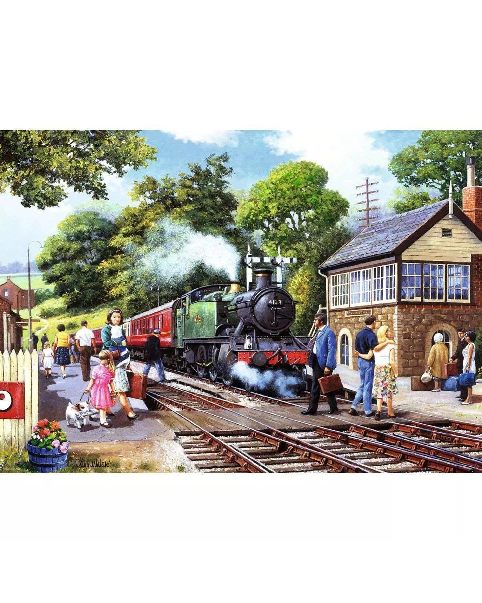 2 Ravensburger A Country Station 1000 Piece Puzzle, 2 of 4
