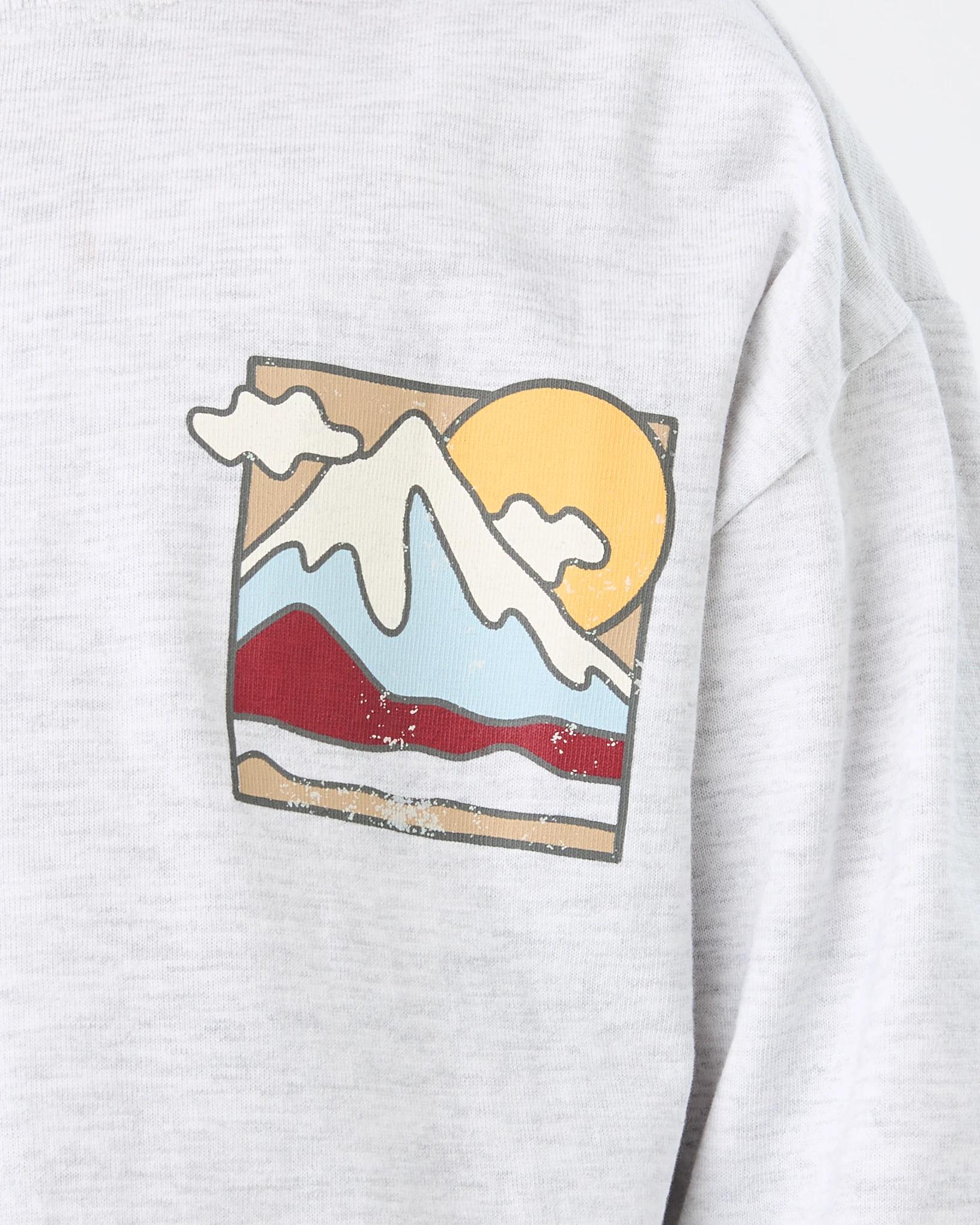 4 Long Sleeve Oversized T-shirt Mrl Nature, 4 of 9