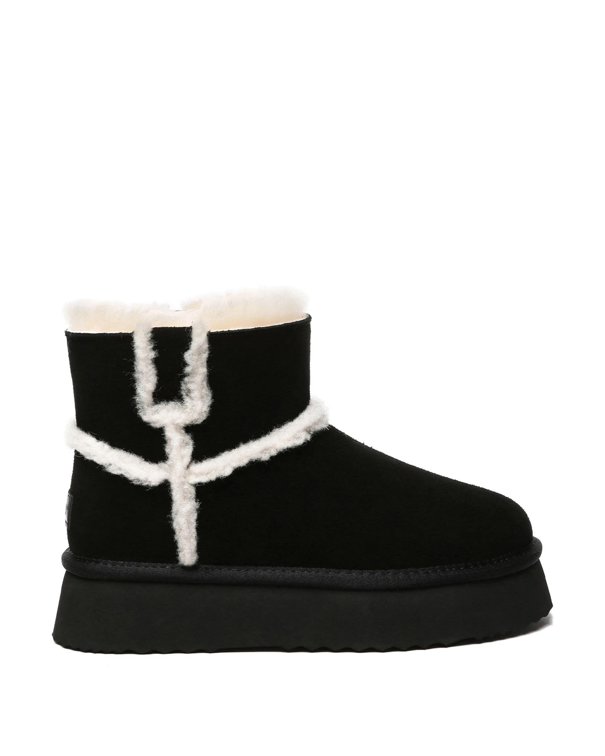 1 Everau Womens Schunck Platform BLACK, 1 of 5