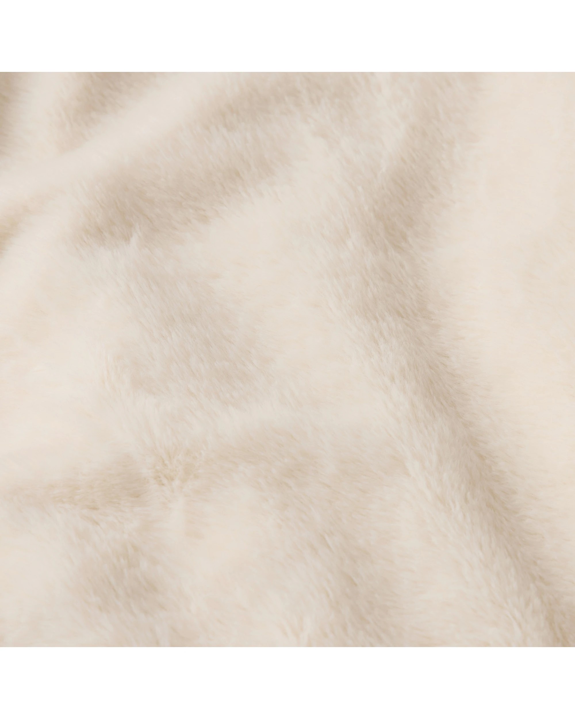 6 Dreamaker Emmett Textured Faux Fur Heated Throw 130x160cm - Cream, 6 of 9