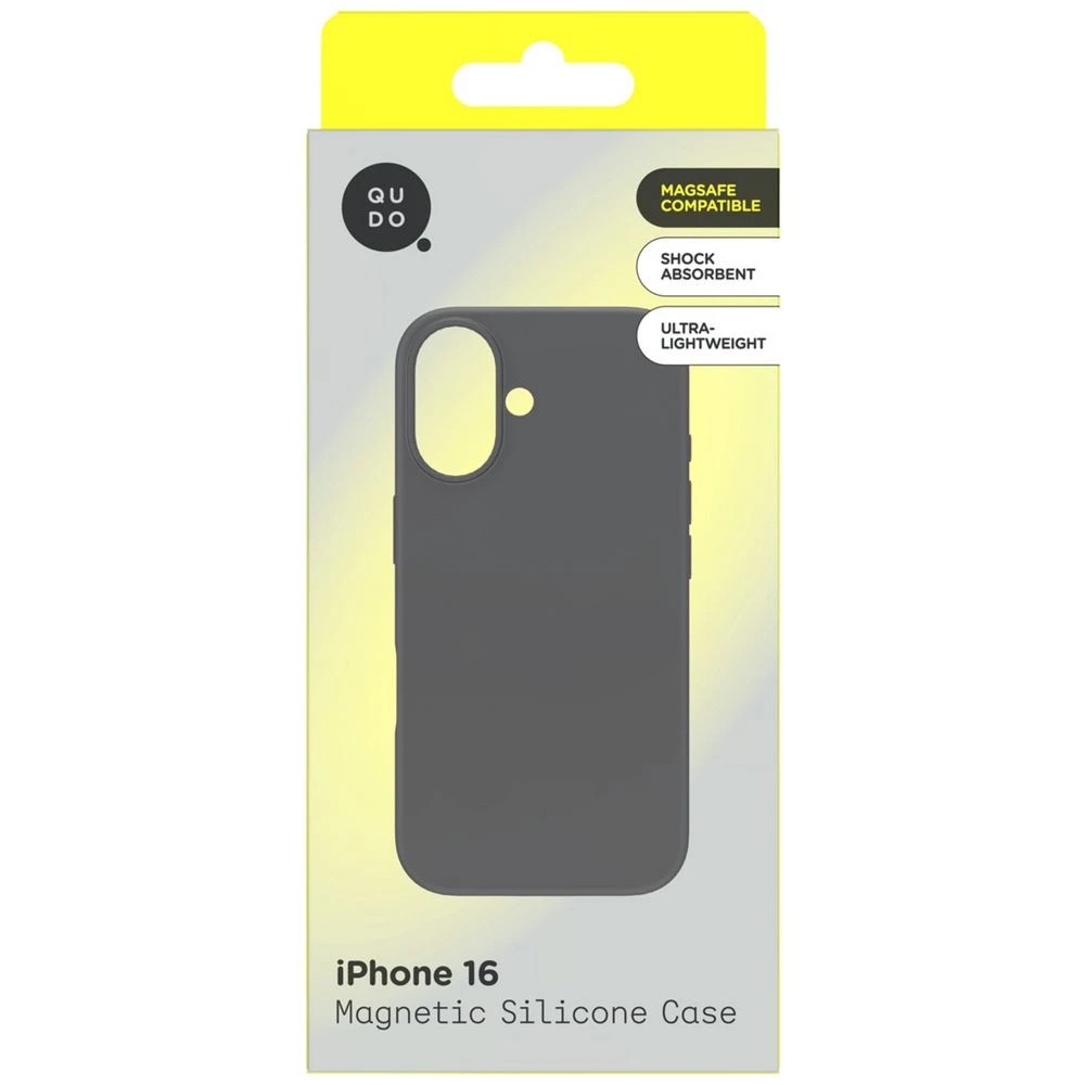 1 Qudo MagSafe Silicone Case iPhone 16, 1 of 3