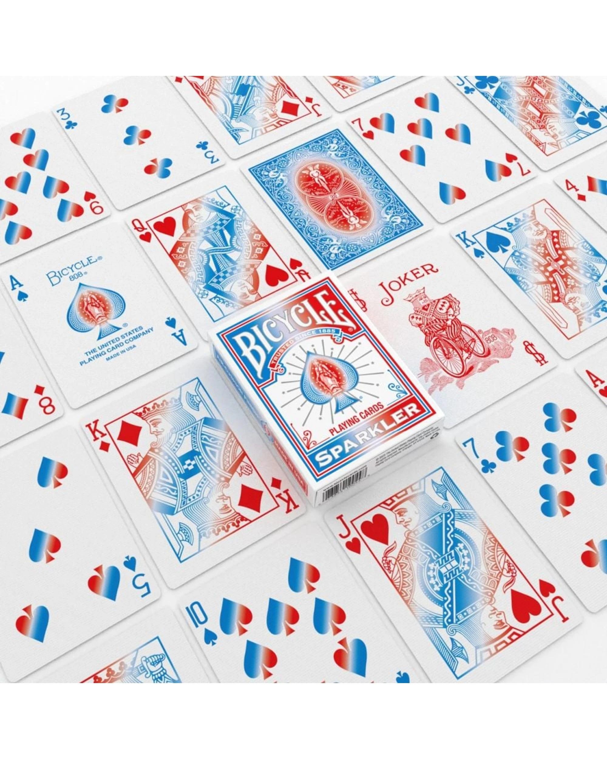 8 Bicycle Sparkler Playing Cards, 8 of 8