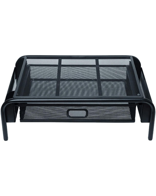 J.Burrows Mesh Desk Riser with Drawer B