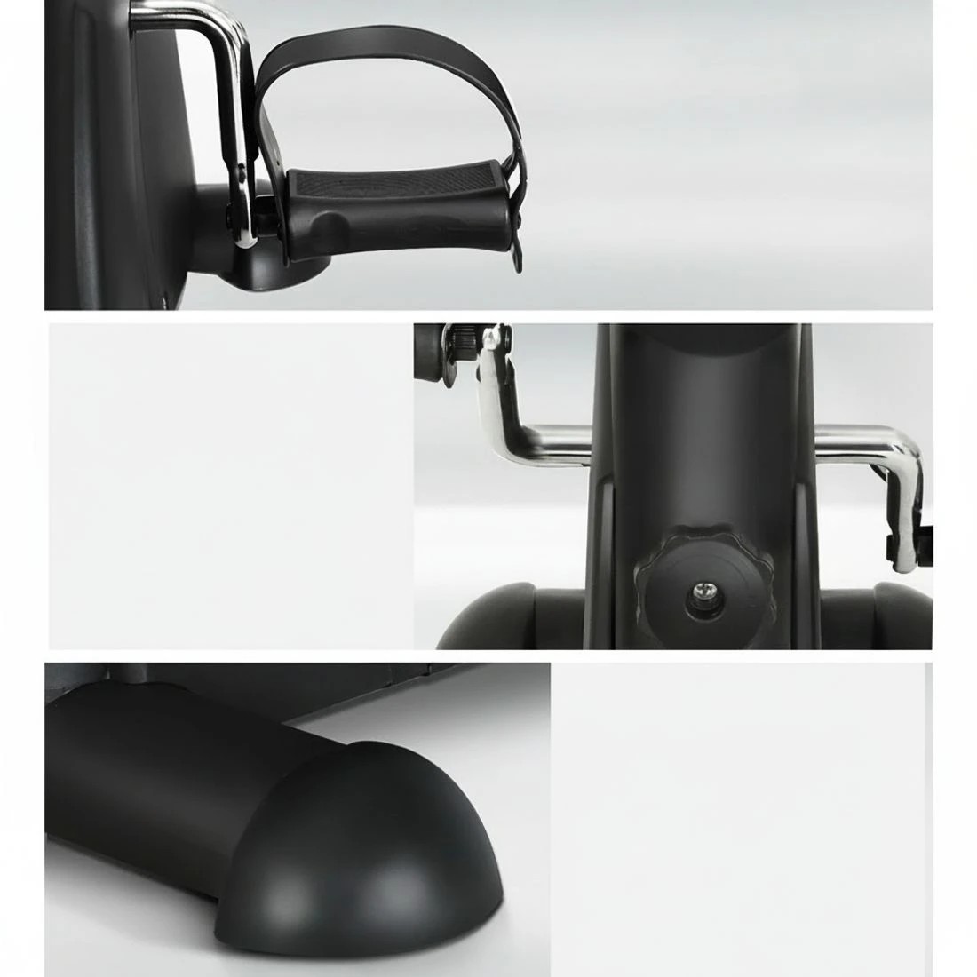 6 Everfit Pedal Exerciser Mini Exercise Bike Cross Trainer Under Desk Bike - Black, 6 of 6