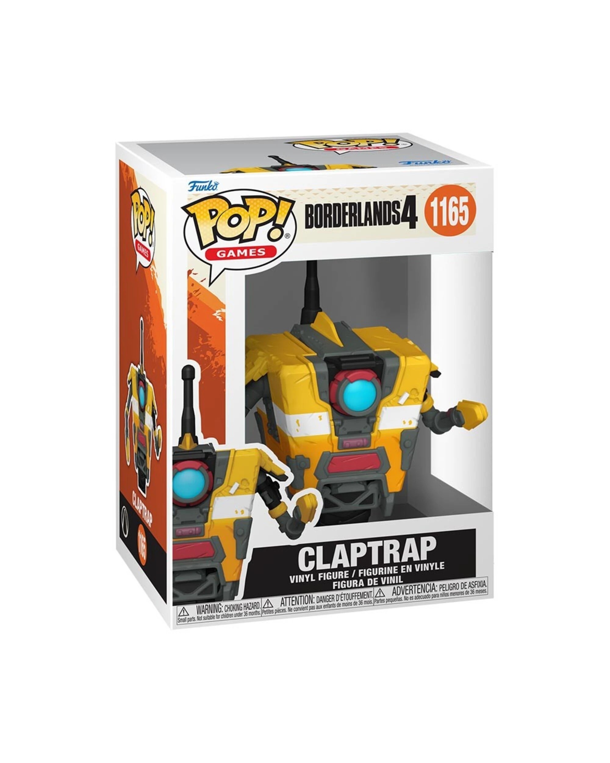 2 Borderlands 4 - Claptrap Pop! Vinyl Figure, 2 of 2